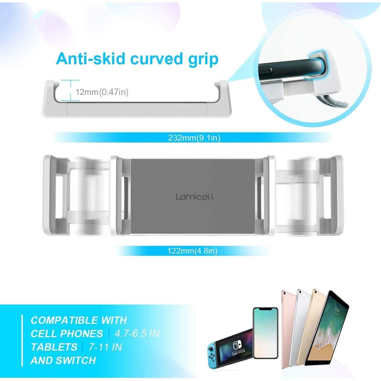 Soporte para Tableta Lamicall Flexible 4.7-10.5" Negro