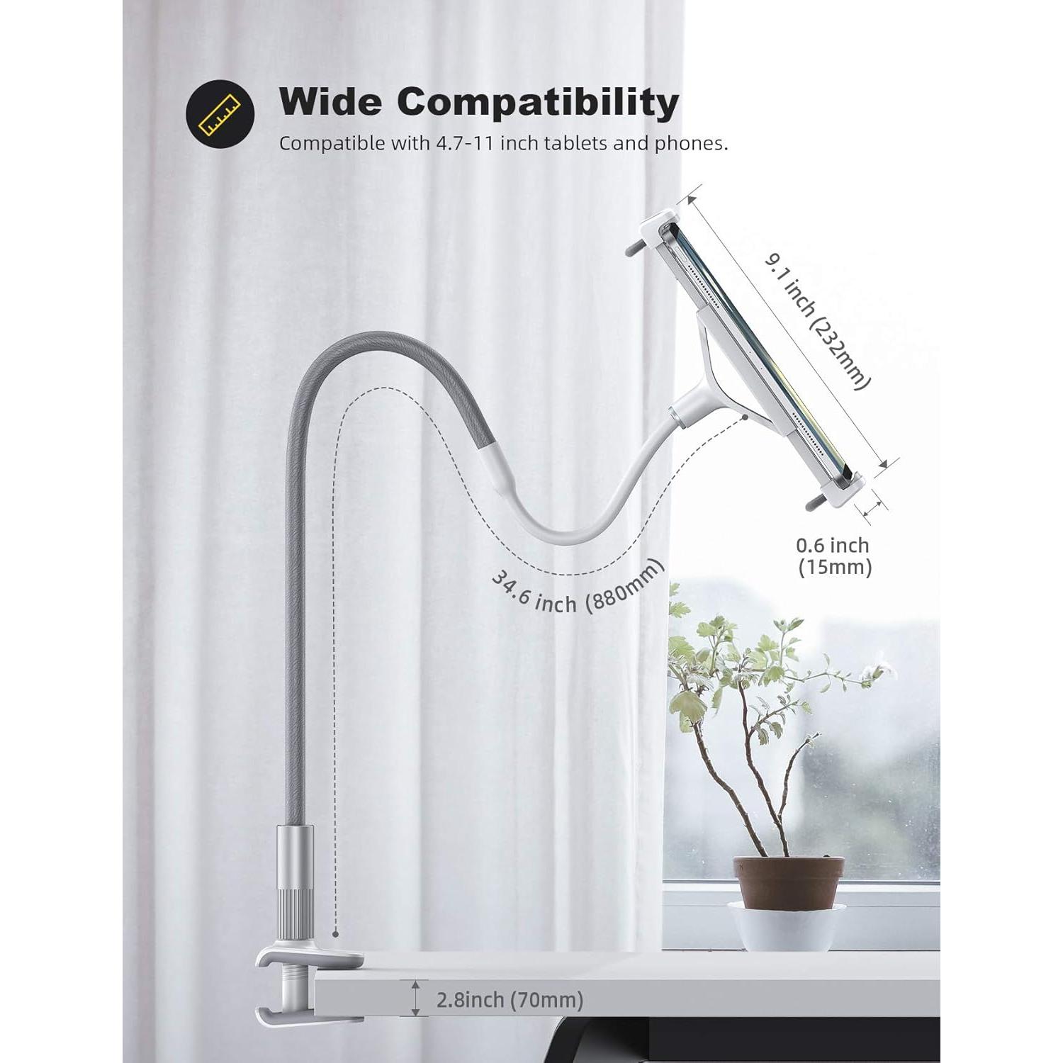 Soporte para Tableta Lamicall 360° Ajustable con Brazo Flexible