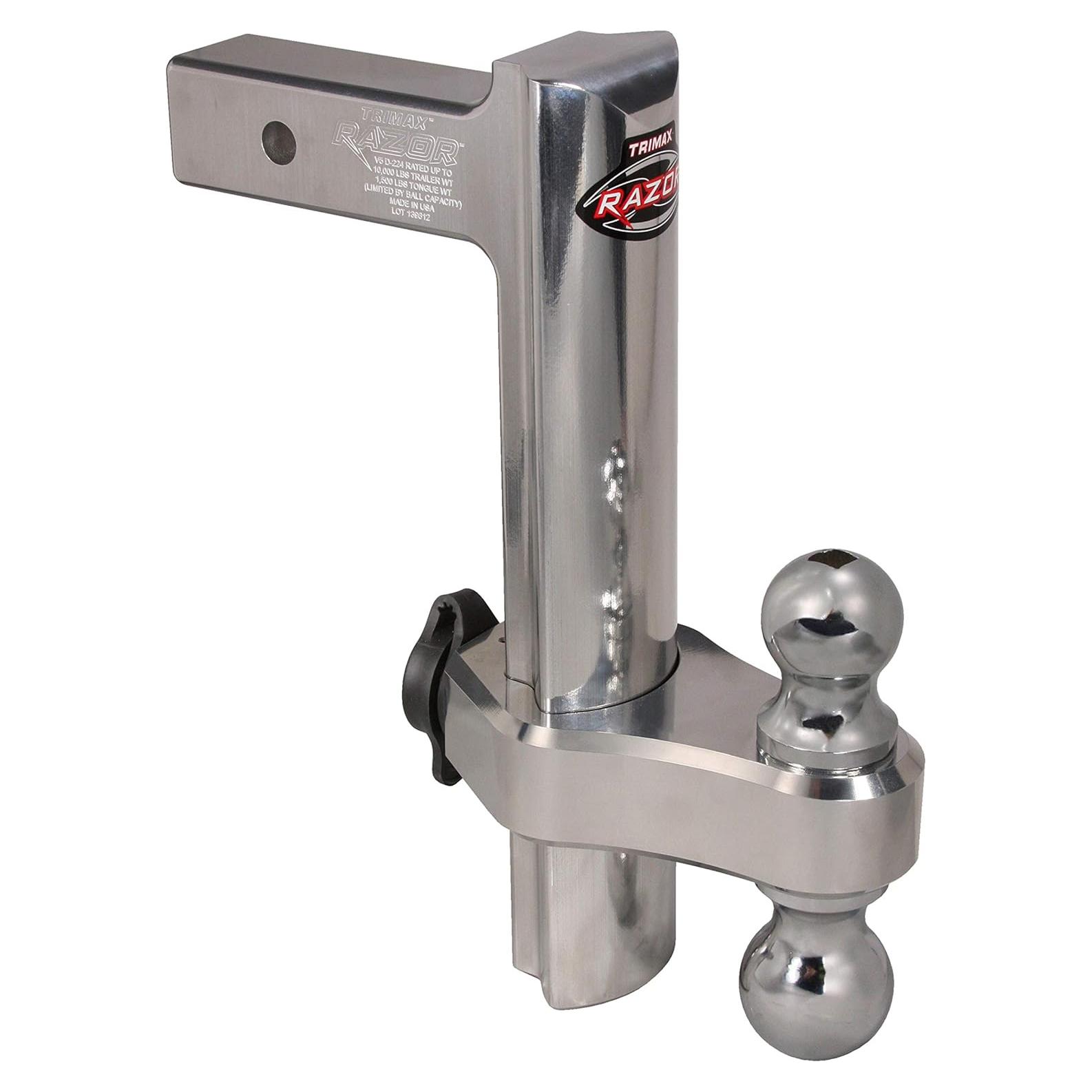 Enganche Ajustable Trimax TRZ12AL 30.48 cm Aluminio Doble Bola