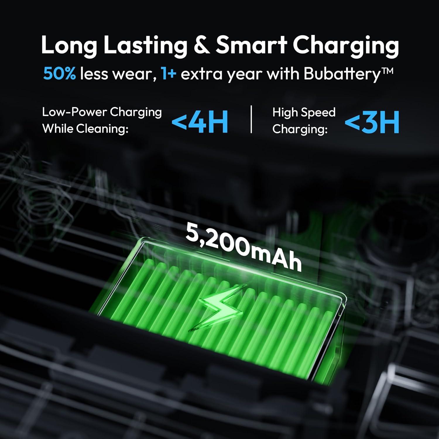 Limpiador de Piscinas Robótico BUBLUE C20H Híbrido 150,5 m²