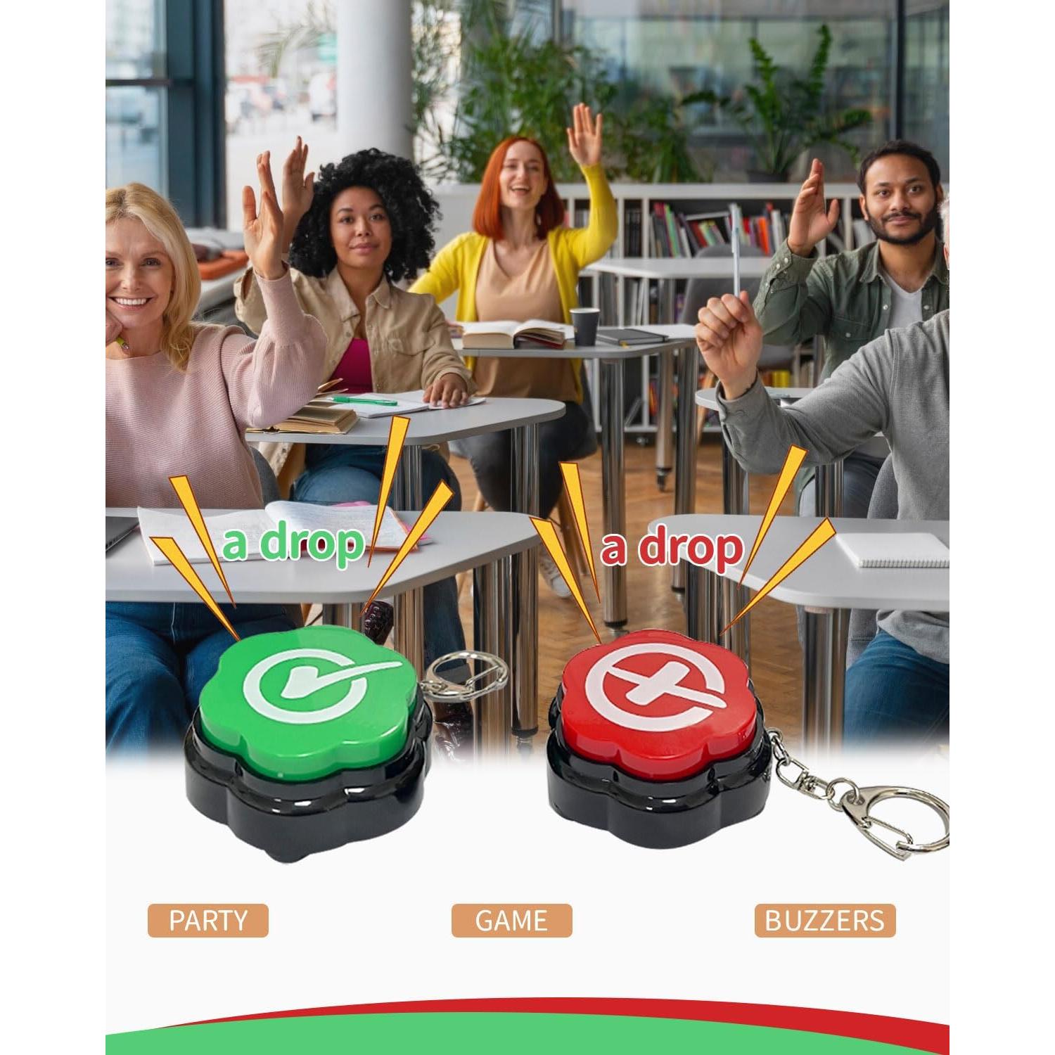 Juego de Botones Correcto e Incorrecto BOSKEY - Paquete de 2