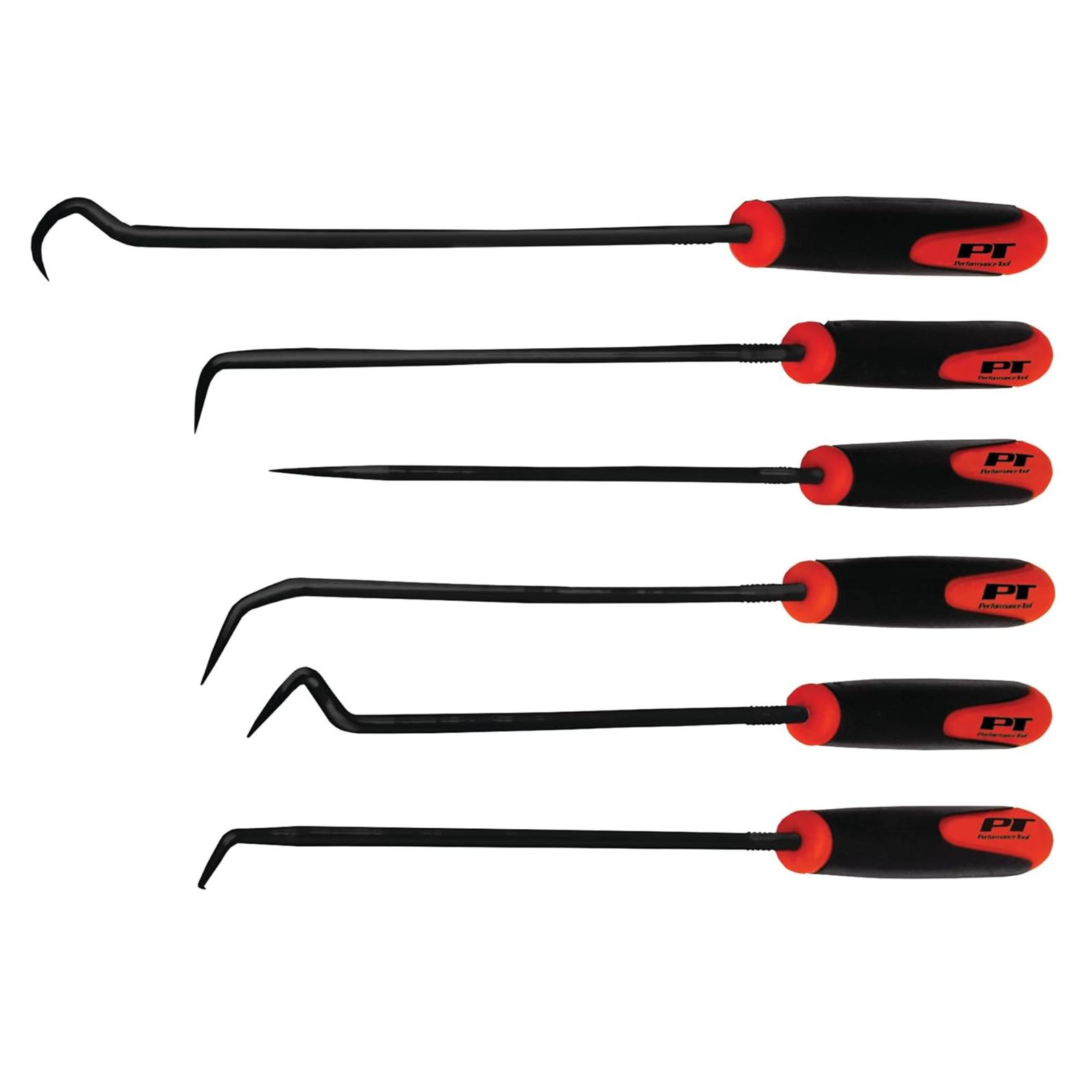 Juego de Herramientas de Gancho y Púa Performance Tool W942, 6 piezas