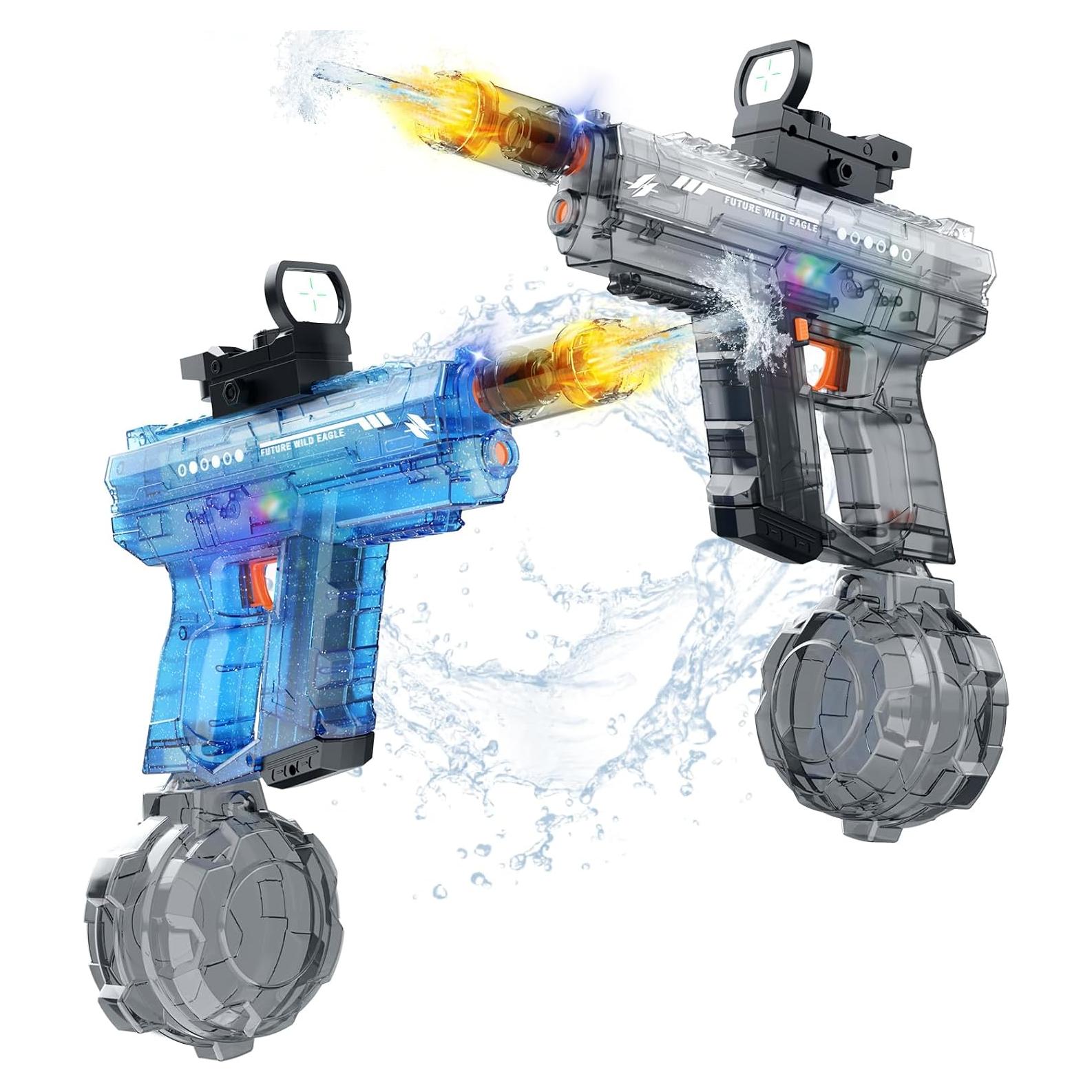 Pistola de Agua Eléctrica Vmiya 800CC Alcance 10m Luz LED