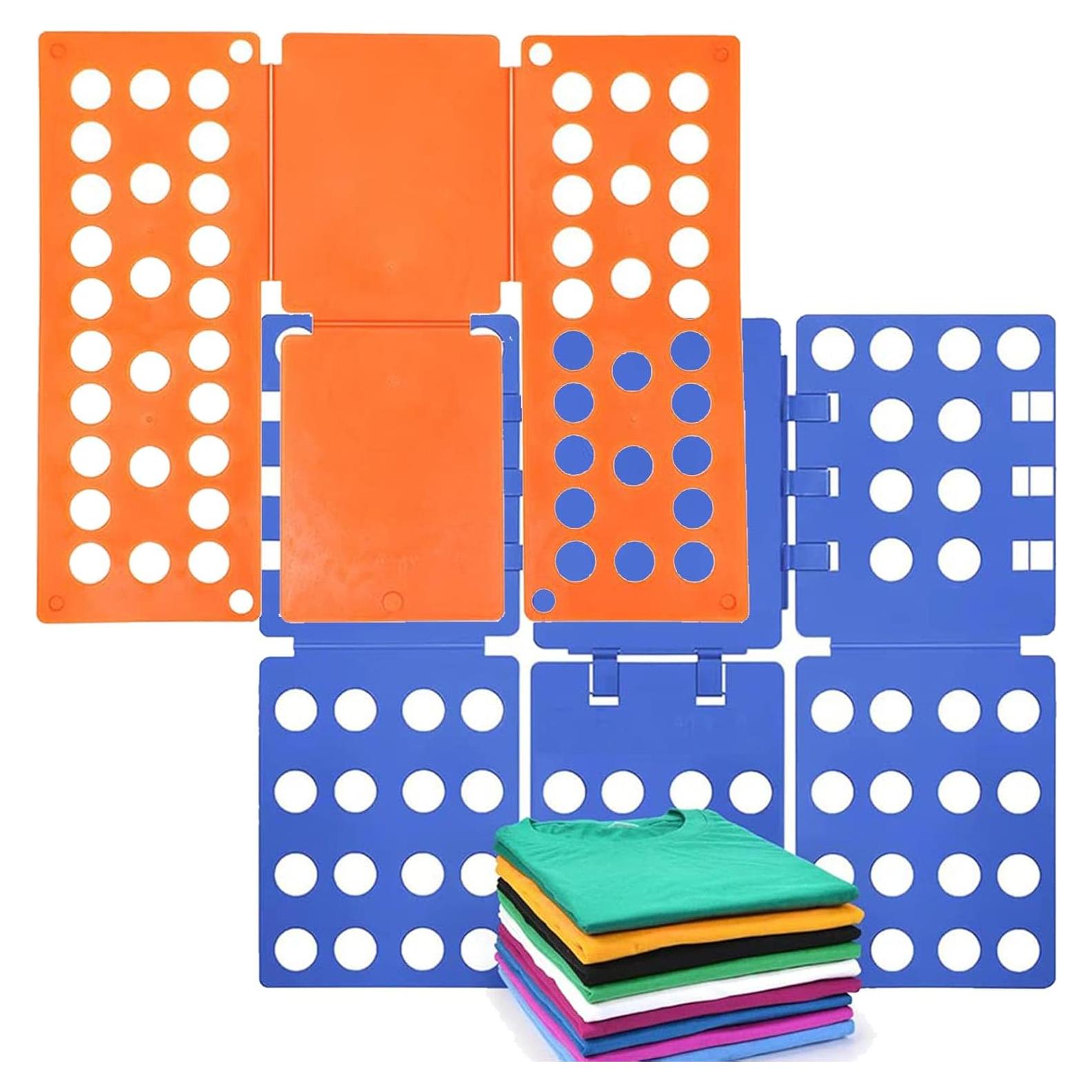 Tabla de Planchado de Ropa Manwetye 2 Pcs Naranja y Azul