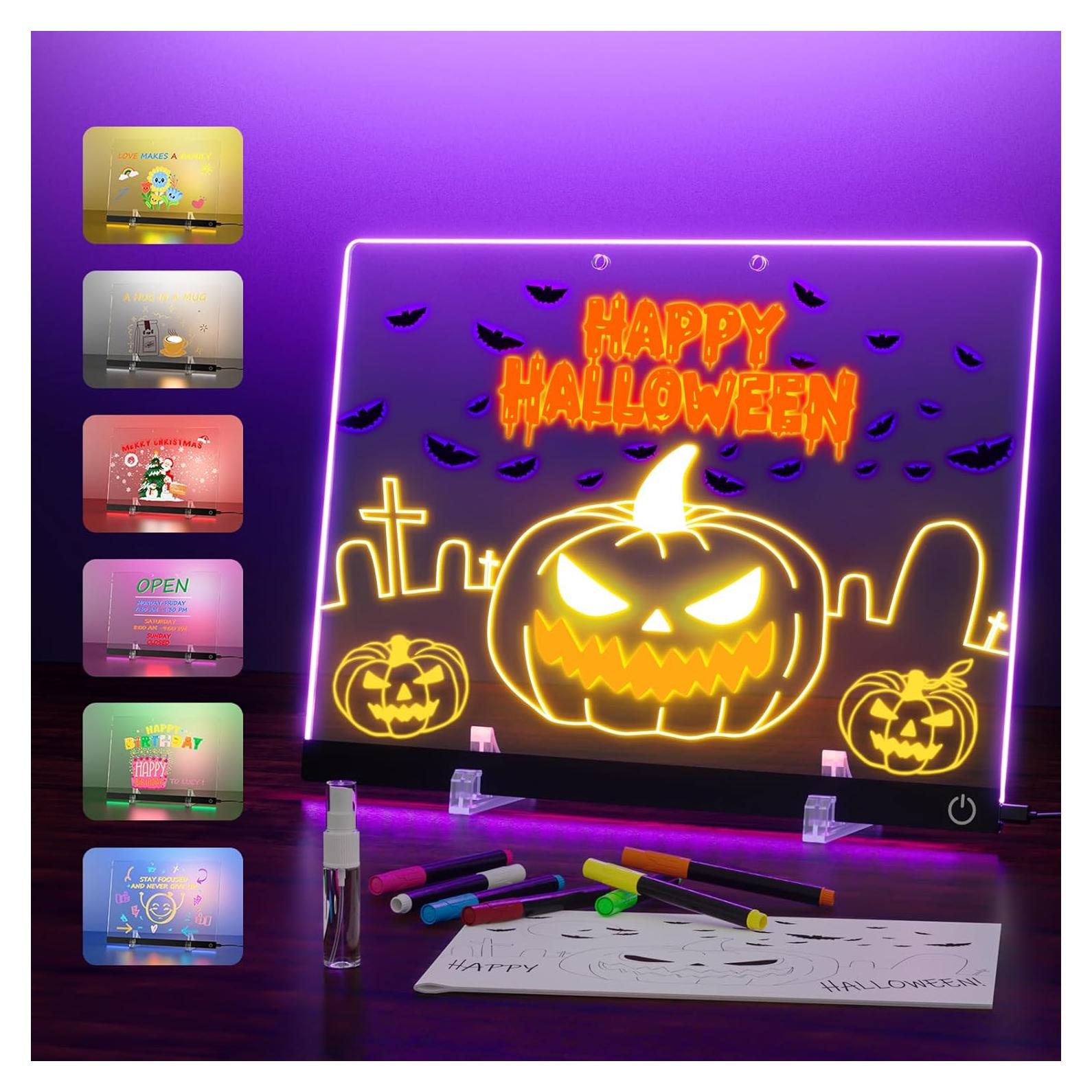 Tablero de Borrado en Seco LED Bailkind 35.6x25.4cm 6 Colores