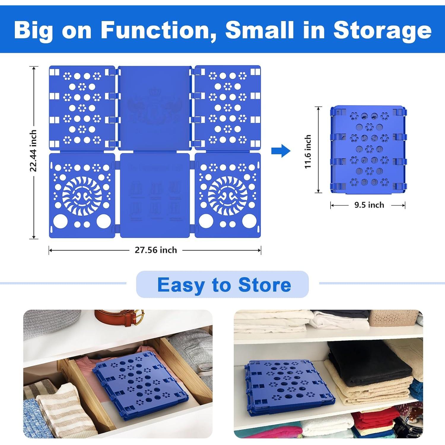 Tablero de Pliegue de Camisetas BoxLegend Azul 70x57 cm