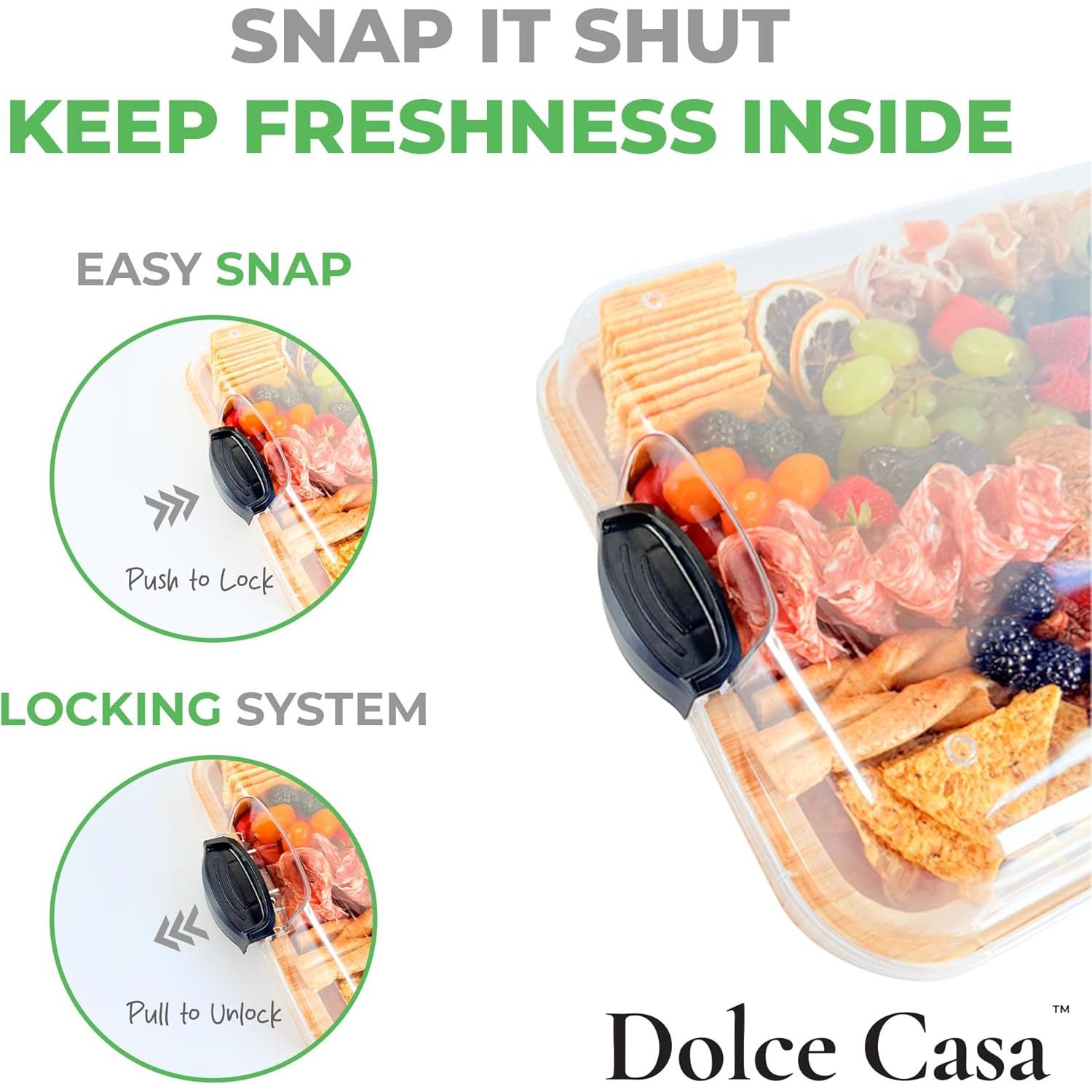 Tabla de Charcutería 3-en-1 Dolce Casa de Bambú Natural