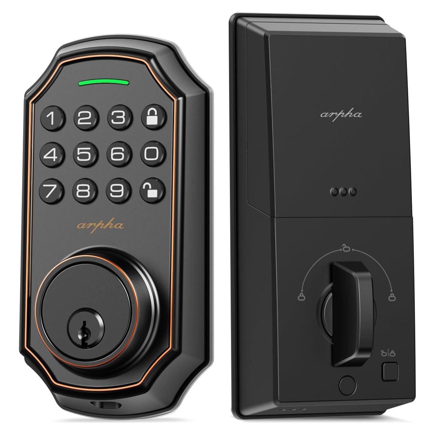 Cerradura Inteligente Sin Llave ARPHA D180 con Teclado y 50 Códigos