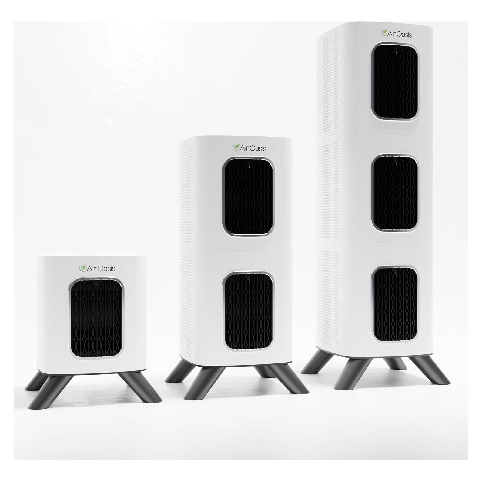 Purificador de Aire Air Oasis iAdapt 2.0 Filtro HEPA H13 - 3 Tamaños