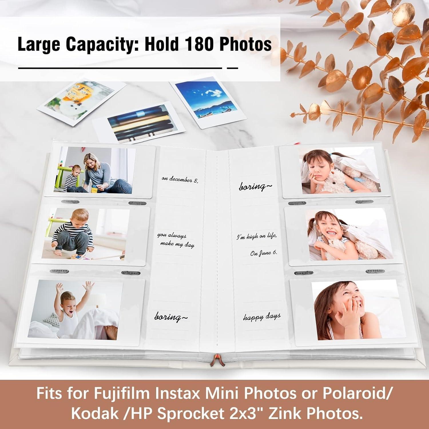 Álbum de Fotos Veicevol para Fujifilm Instax Mini 180 Bolsillos