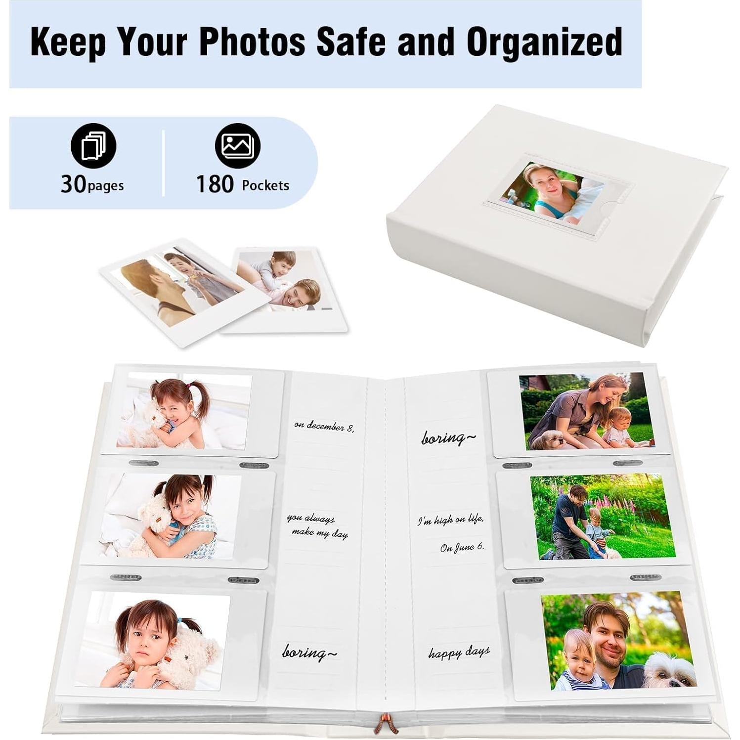 Álbum de Fotos Veicevol para Fujifilm Instax Mini 180 Bolsillos