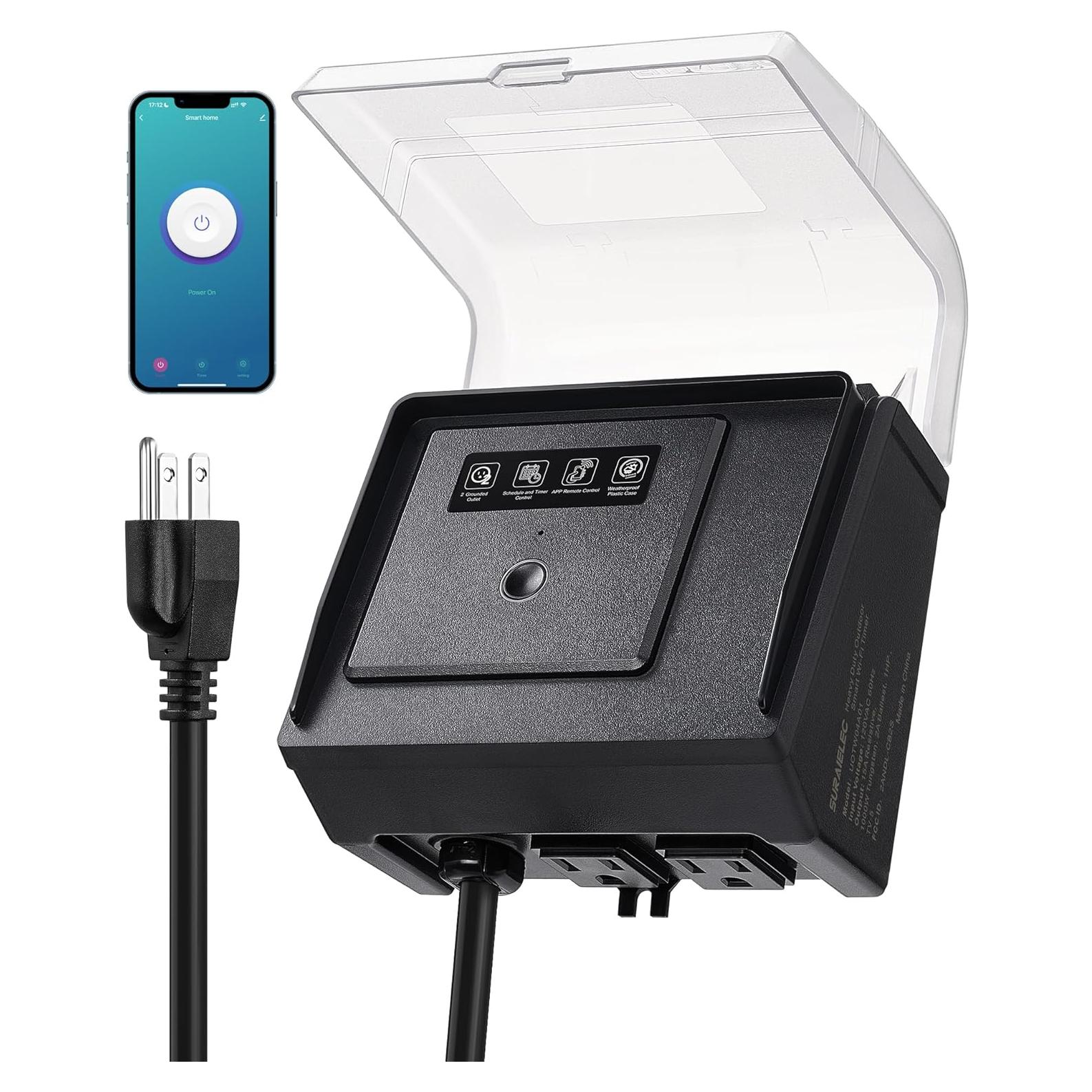 Temporizador WiFi SURAIELEC para Piscinas 15A 125V 1HP