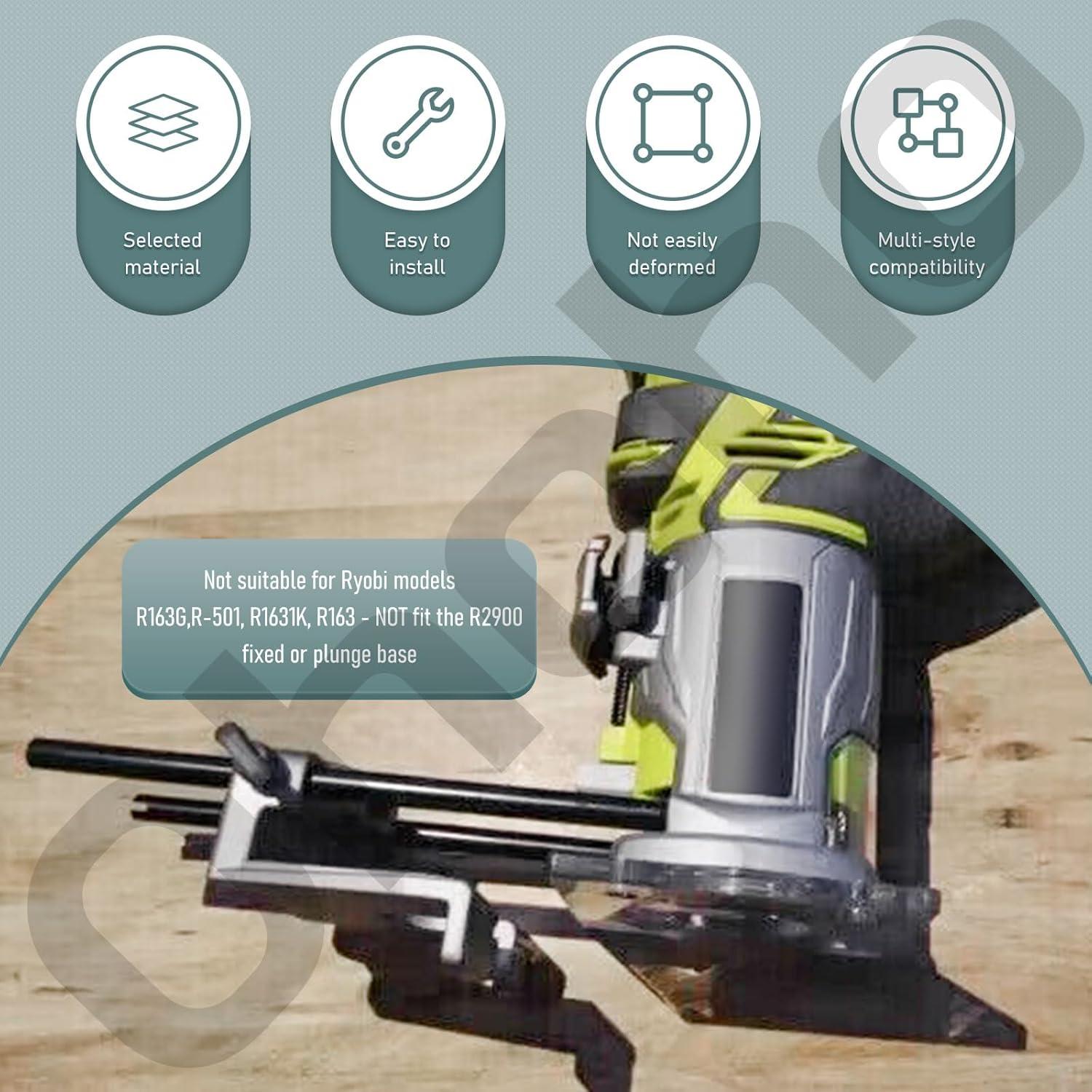 Guía de Bisel Ohoho Compatible con Router Ryobi P601 y Más