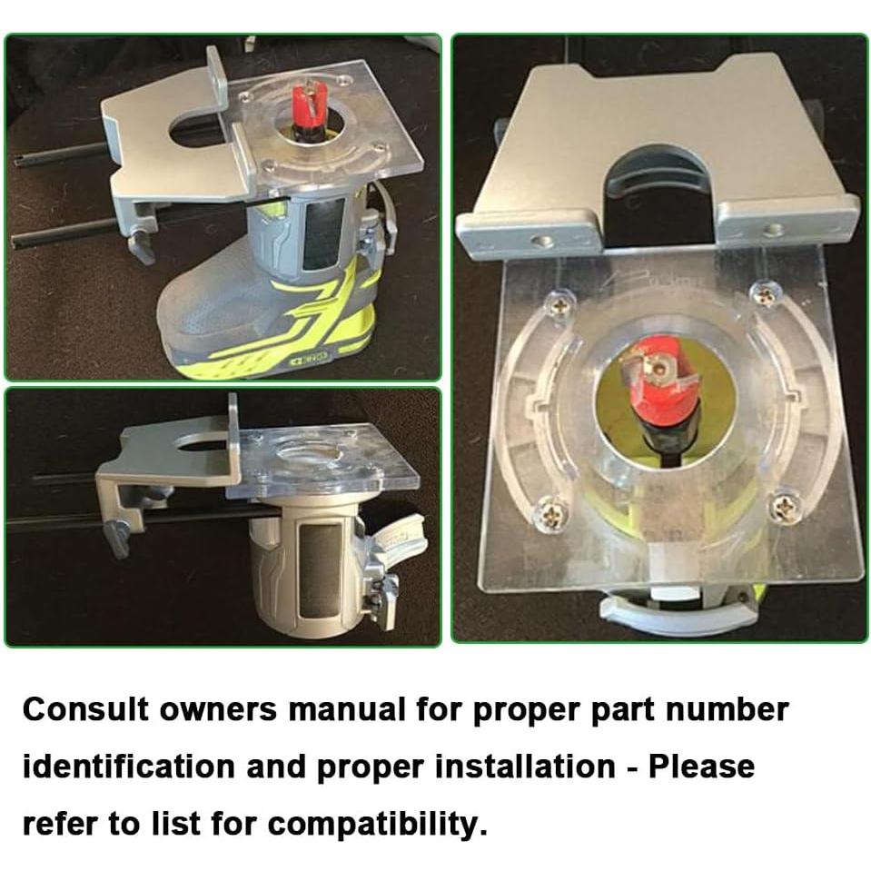 Guía de Bisel Ohoho Compatible con Router Ryobi P601 y Más