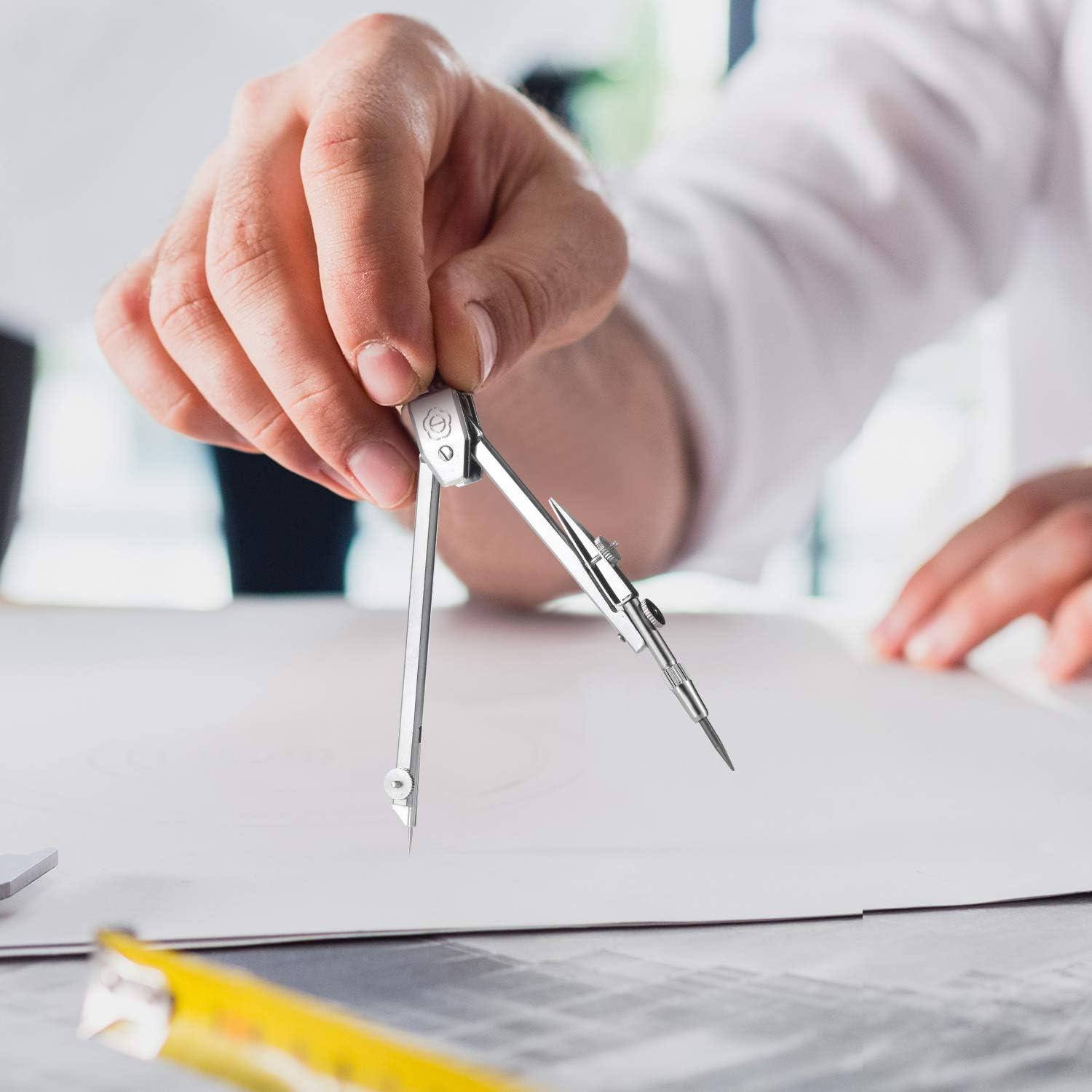 Juego de Matemáticas EBOOT: Compás y Transportador 15.24 cm