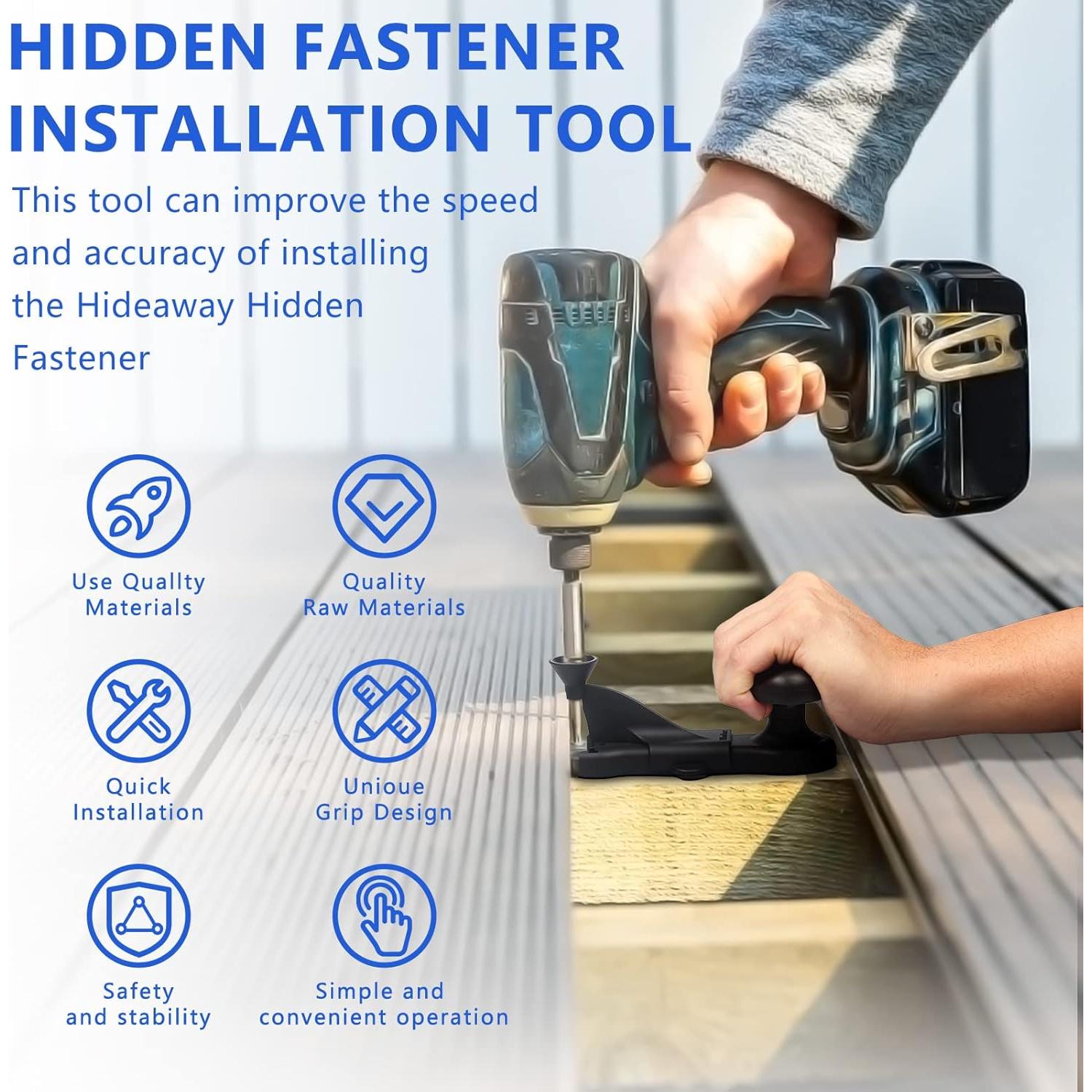 Herramienta de Instalación de Sujetadores Ocultos Wndine