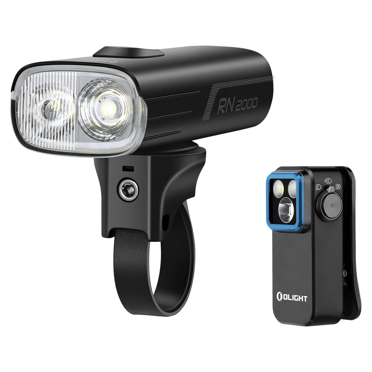 Luz LED Recargable OLIGHT RN 2000 y Oclip Pro 500 Lúmenes