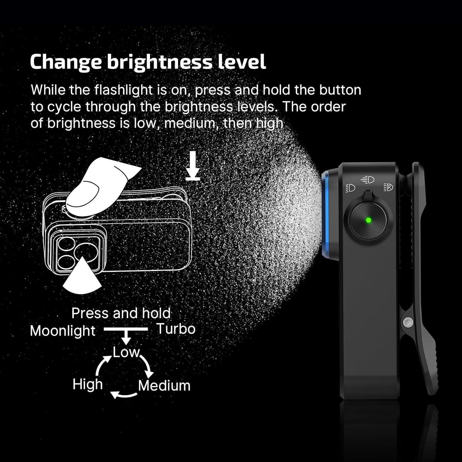 Linterna de Mano Recargable OLIGHT Marauder 2 14000 Lúmenes