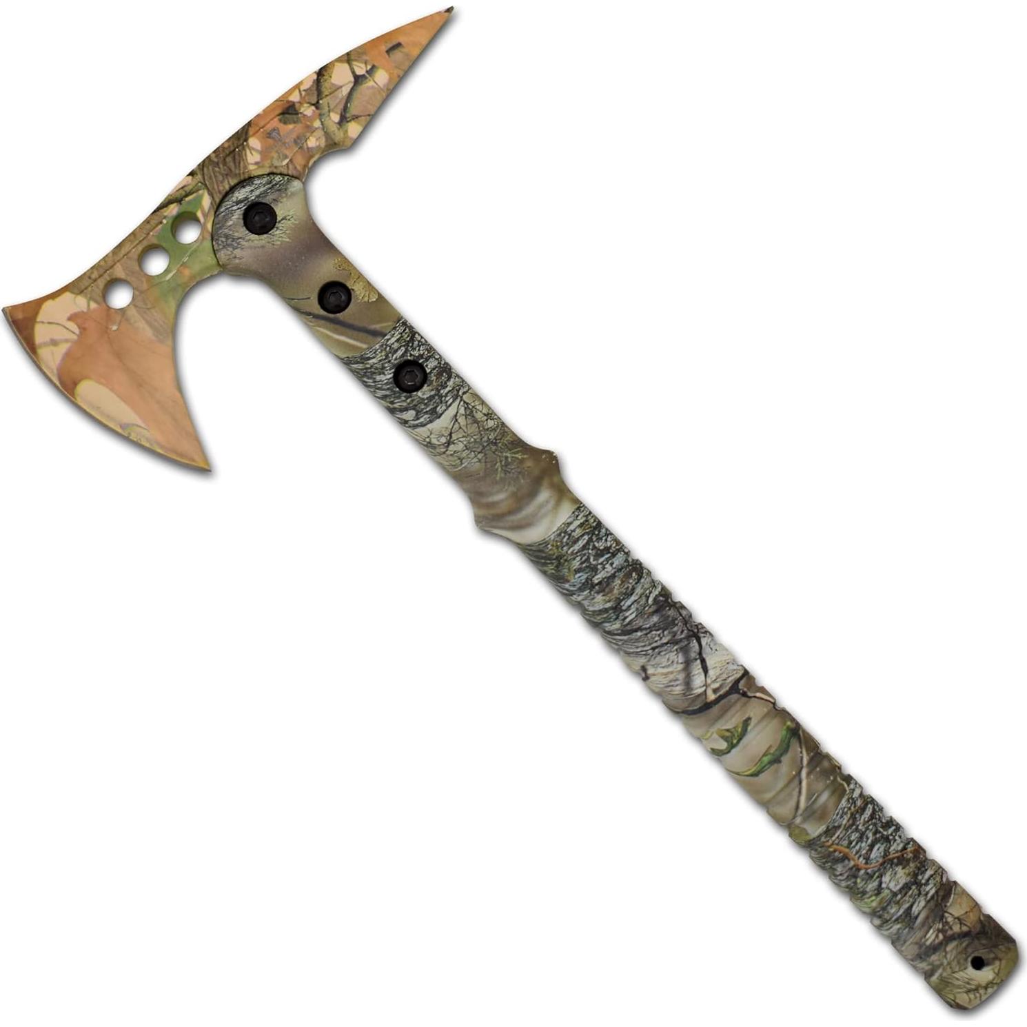 Hacha de Lanzamiento Snake Eye Tactical 38.1 cm con Funda Camo