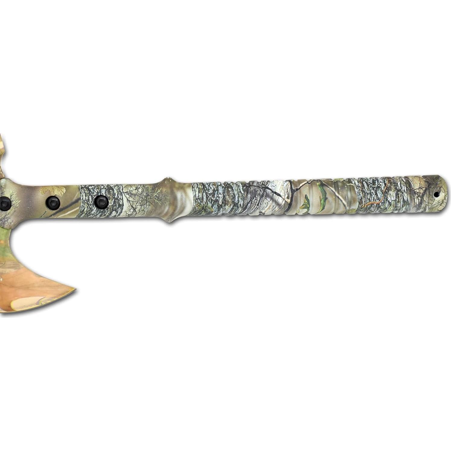 Hacha de Lanzamiento Snake Eye Tactical 38.1 cm con Funda Camo