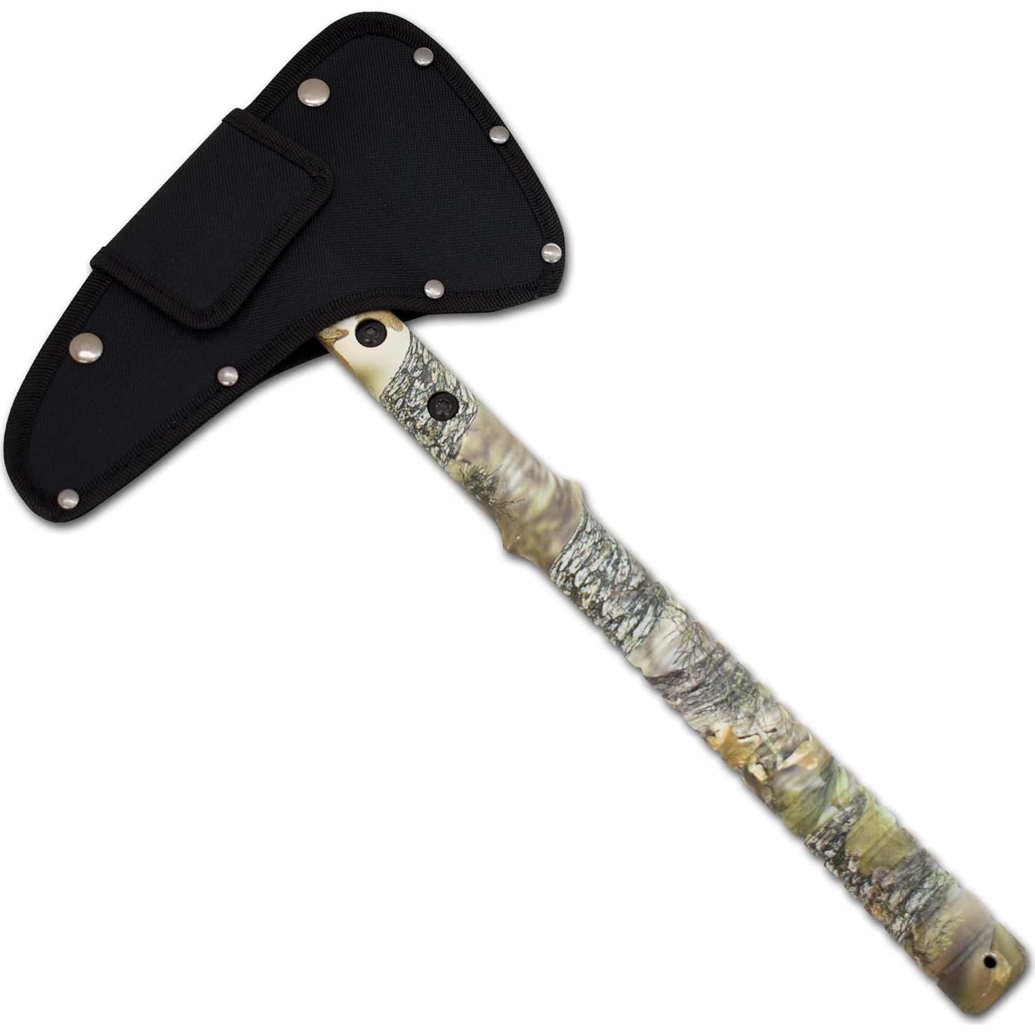 Hacha de Lanzamiento Snake Eye Tactical 38.1 cm con Funda Camo
