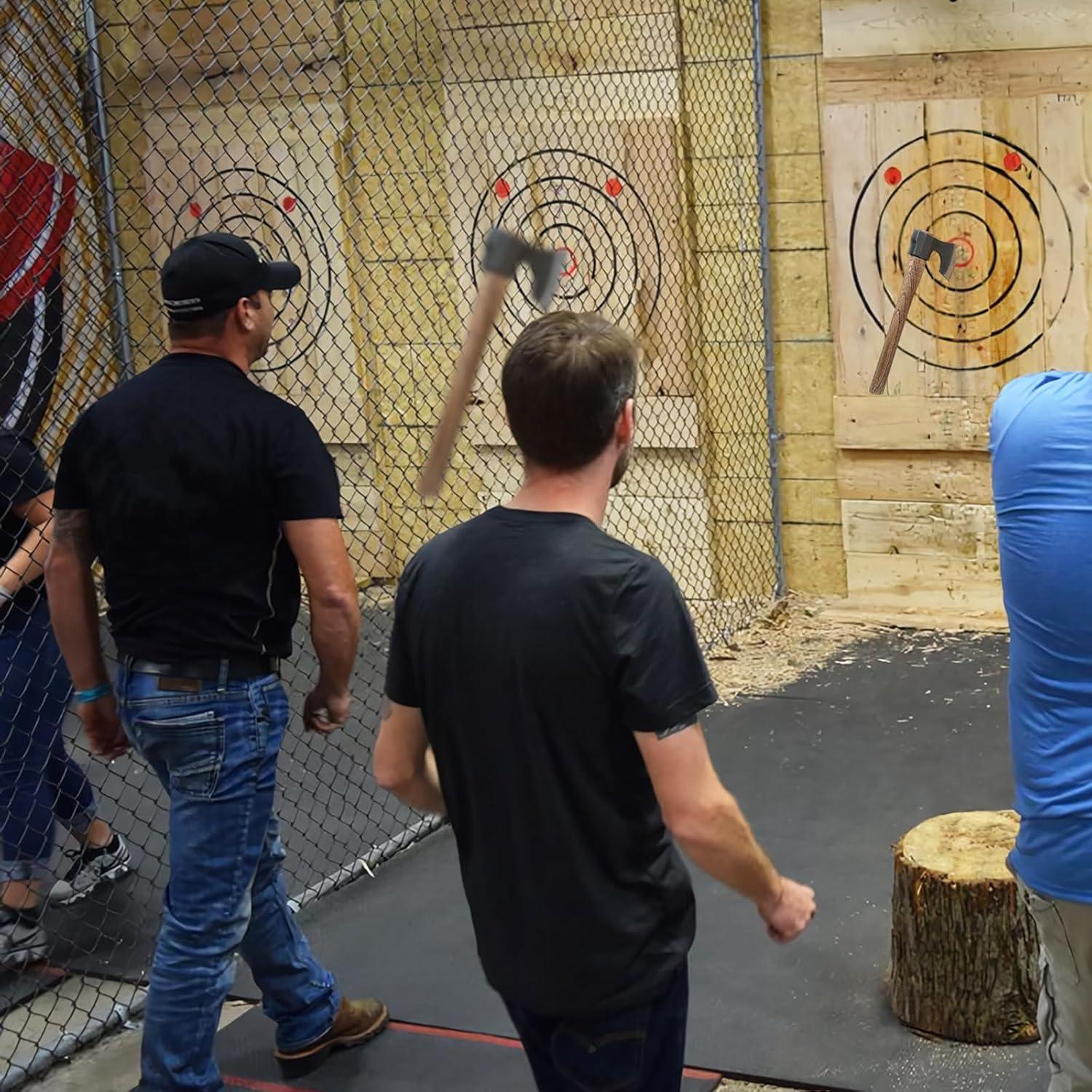 Juego de 2 Hachas de Lanzamiento DWFKHT 41.91 cm Acero 1065