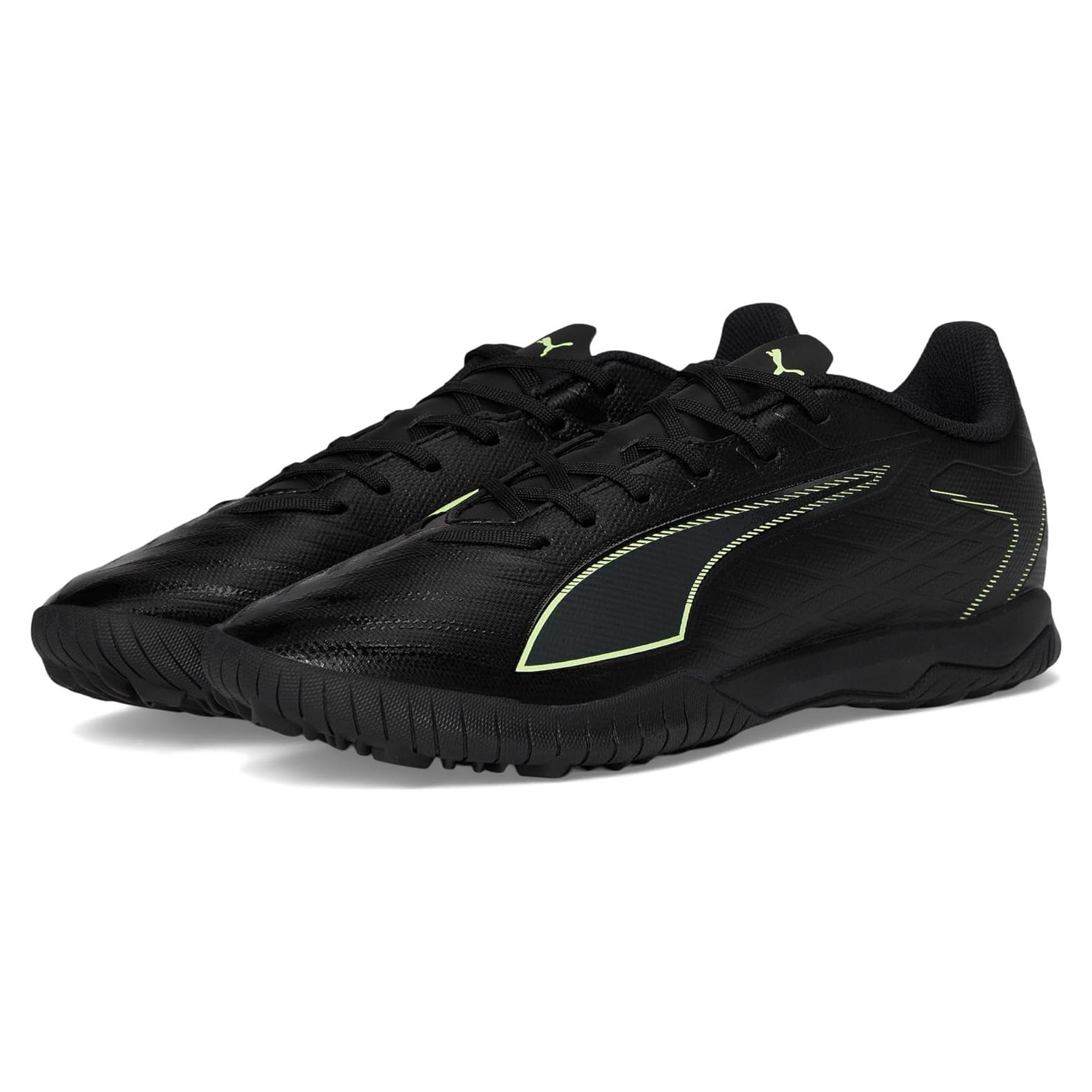 Zapatillas de Fútbol Turf PUMA Ultra Play Hombre Negro Verde