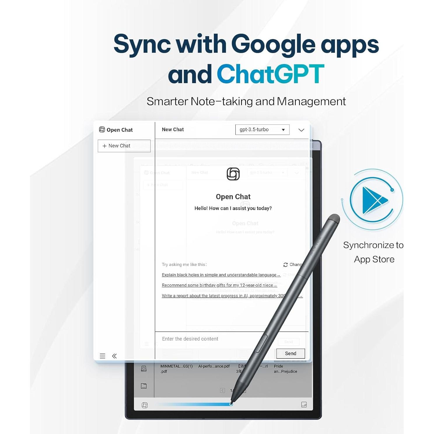 Tableta de Toma de Notas AI iFLYTEK AINOTE Air 2 8.2" E Ink