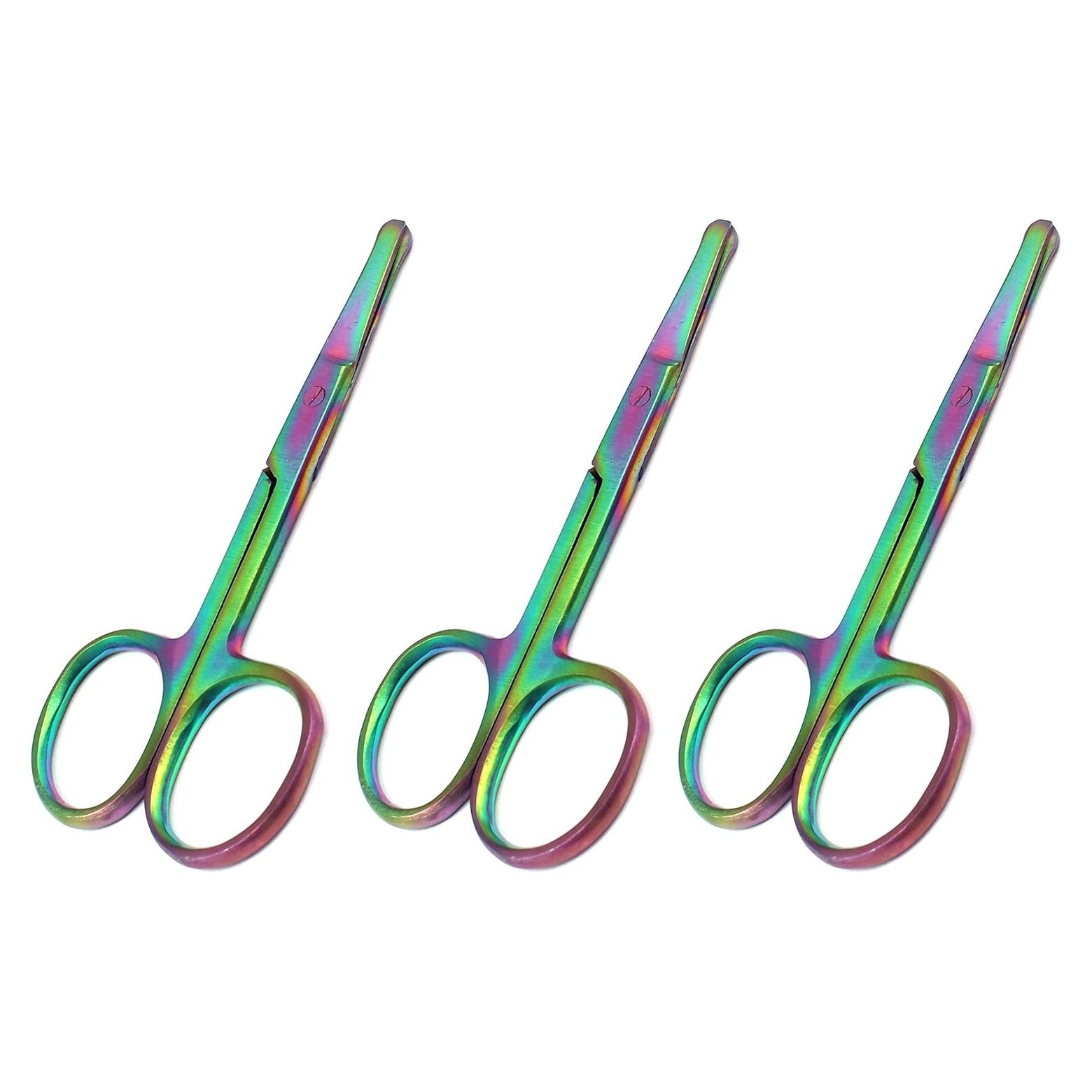 Set de 3 Tijeras de Seguridad OdontoMed2011 8.89 cm Acero Inoxidable