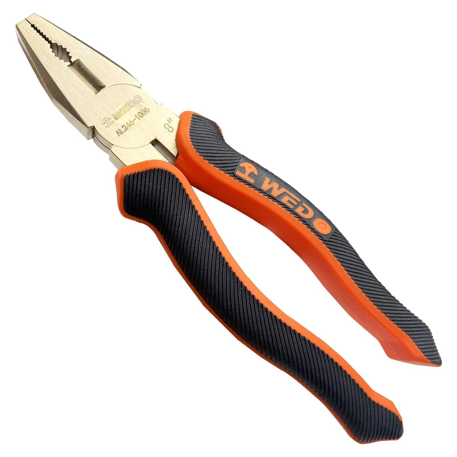 Alicates de Liniero WEDO 175mm Sin Chispas Ergonómicos