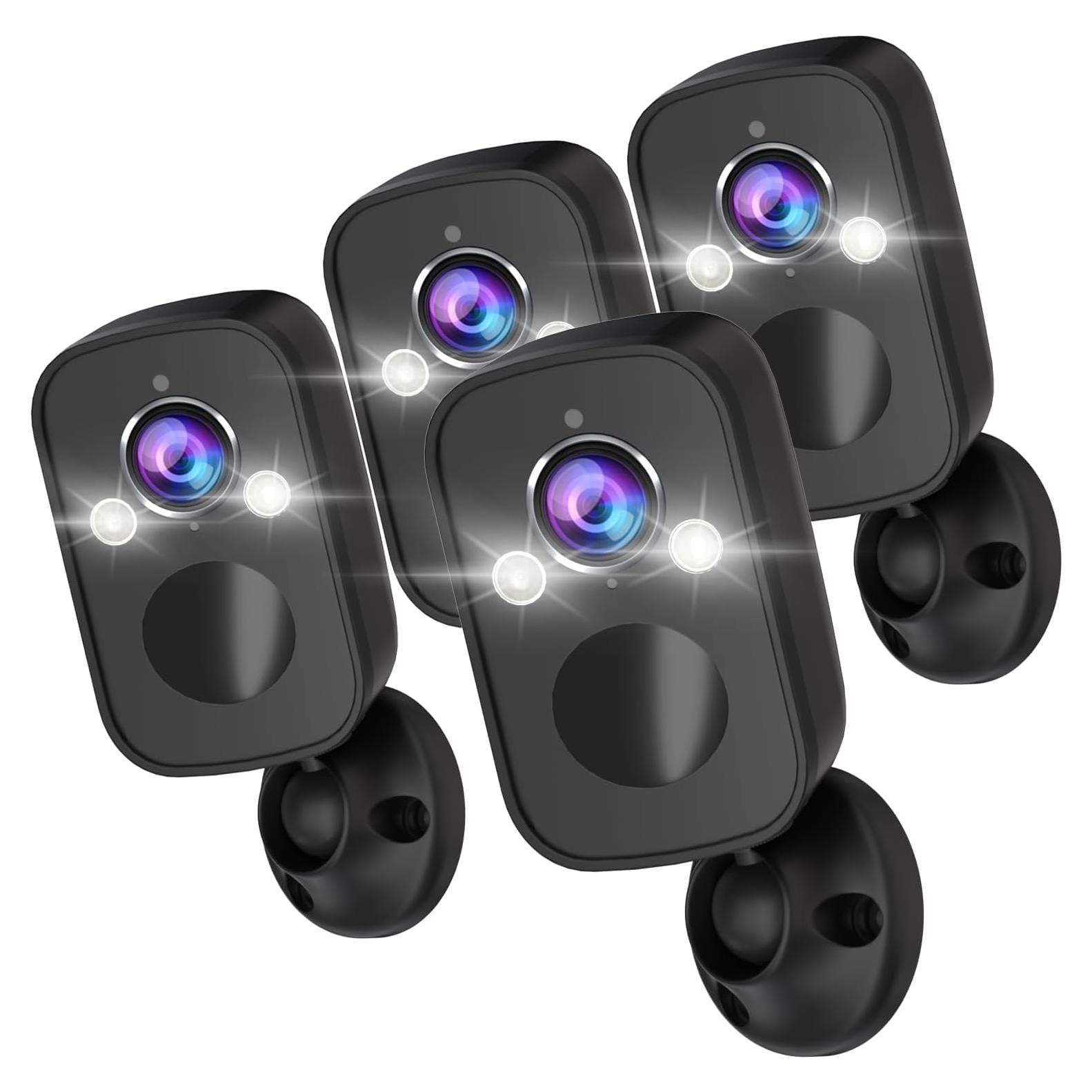 Cámaras de Seguridad Inalámbricas Rraycom 4 Pack 2K AI