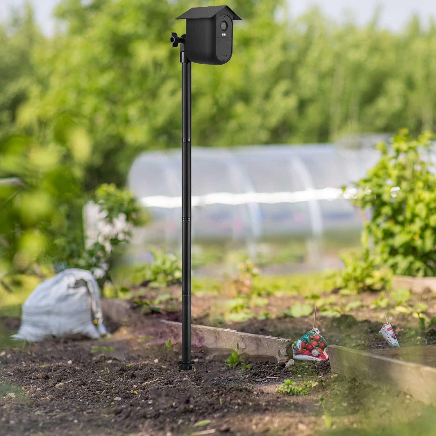 Soporte de Estaca Ajustable OkeMeeo para Cámara Arlo Essential XL