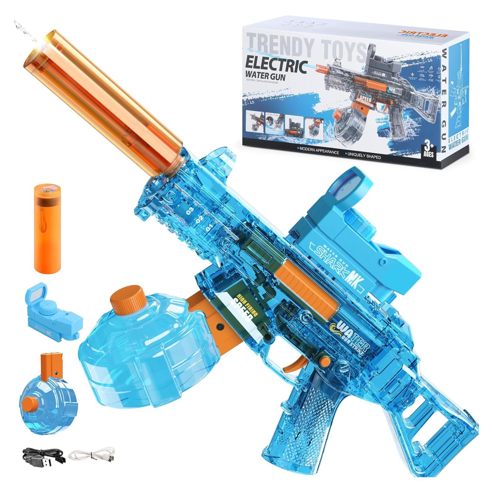 Pistola de Agua Eléctrica Britik 9.75m para Niños y Adultos