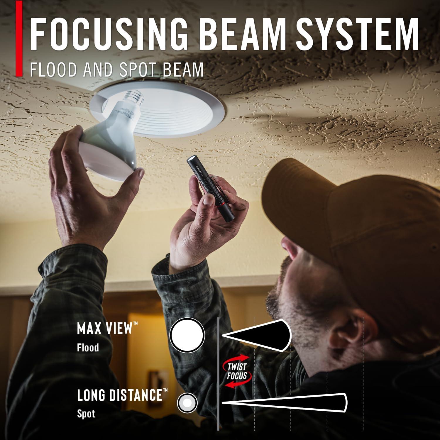 Linterna Recargable COAST XT10R 280 Lúmenes con Enfoque Giratorio