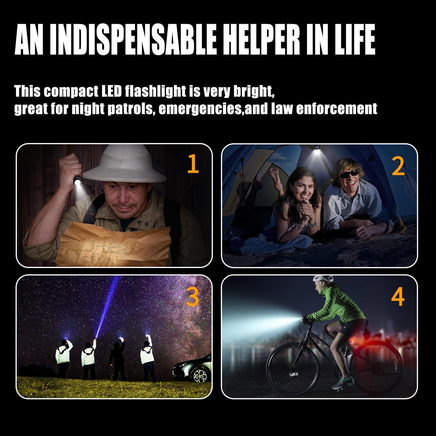 Linterna Táctica UltraFire WF-502B 1000 Lúmenes LED Compacta