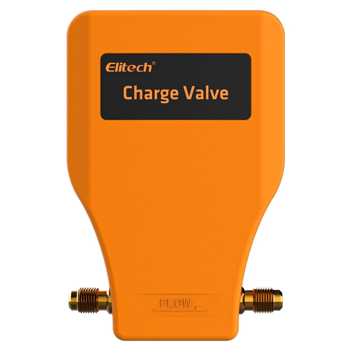 Válvula de Carga Electrónica Elitech para Escala de Refrigerante