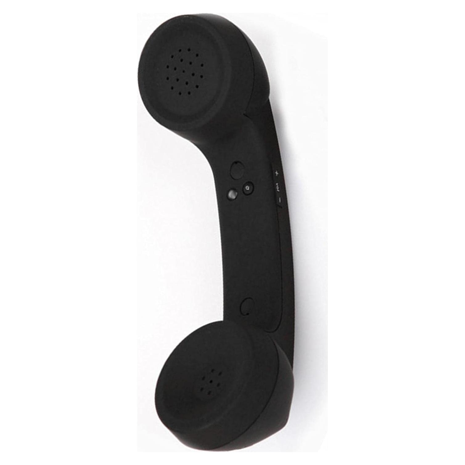 Auricular Inalámbrico Retro EMVANV Bluetooth Negro 25x9x0.3cm