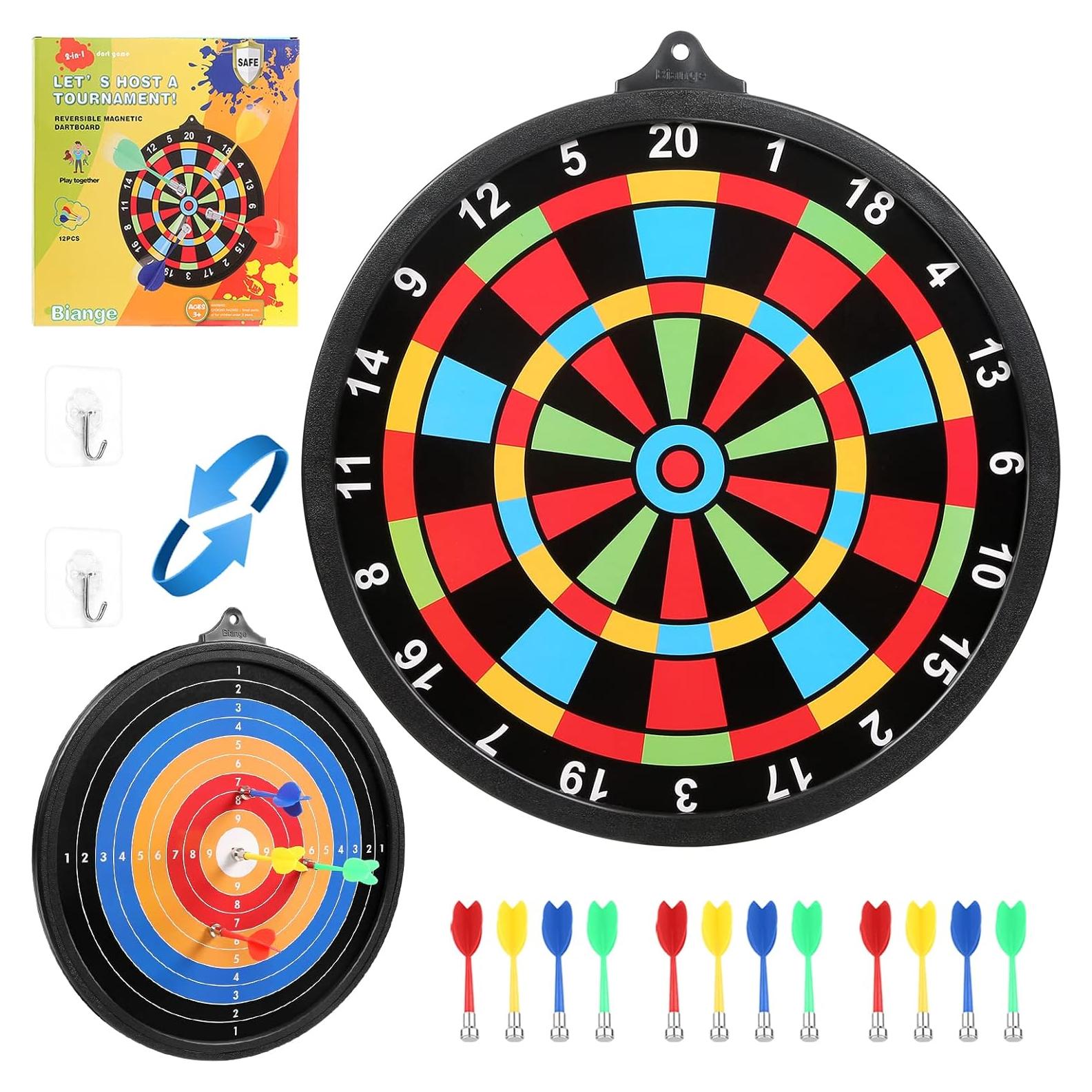 Tablero de Dardos Magnético Biange Doble Cara 34.29 cm