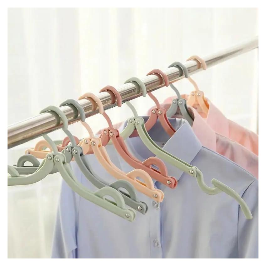 5 Perchas Plegables Portátiles Genérica 3.81 cm Ahorra Espacio