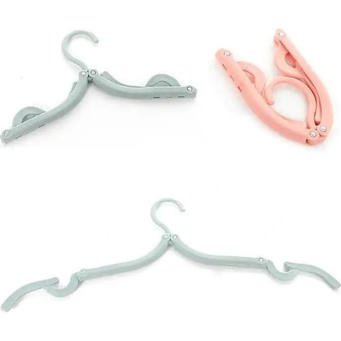 5 Perchas Plegables Portátiles Genérica 3.81 cm Ahorra Espacio