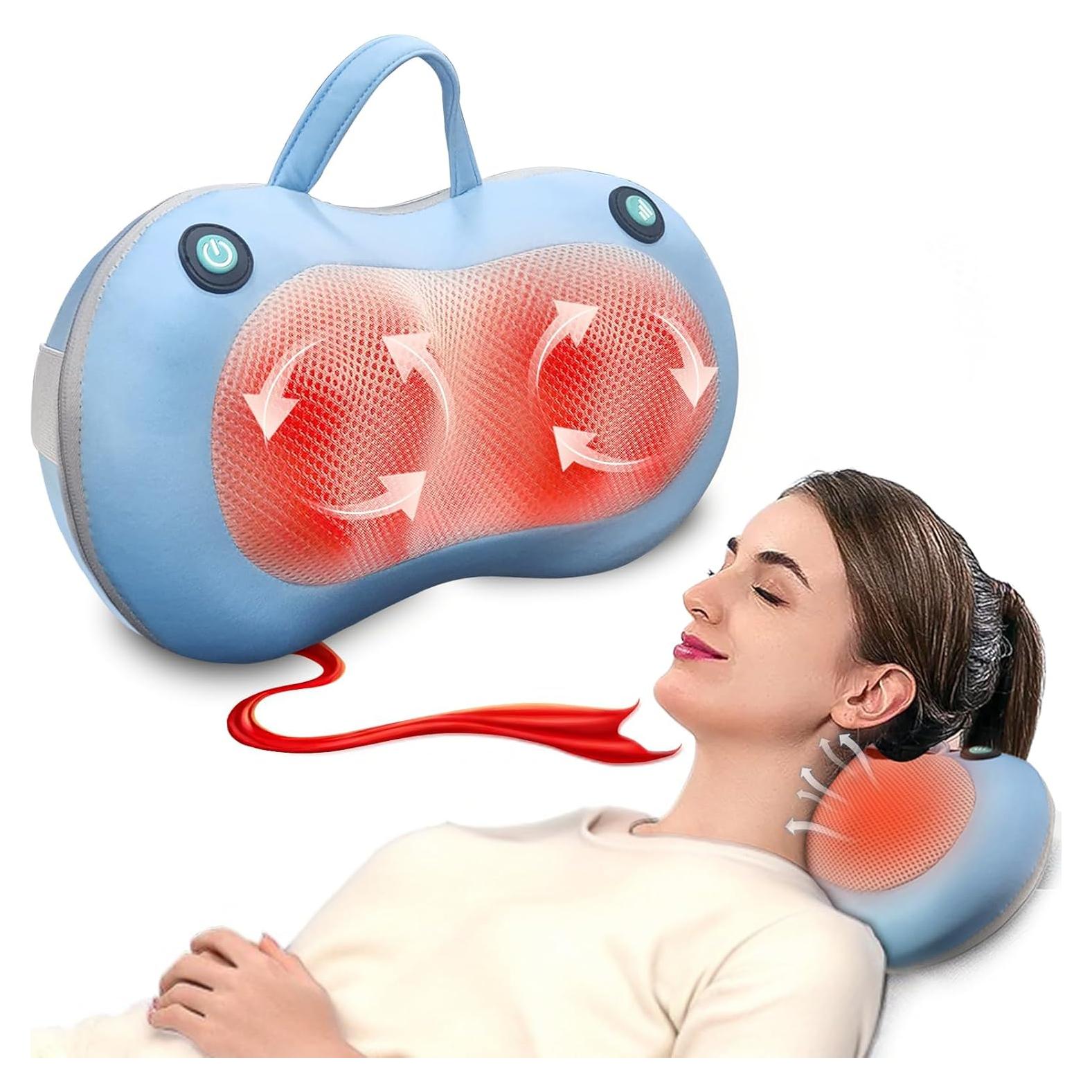 Masajeador de Cuello y Espalda Shiatsu Wiftsar NXHSZ 3D Azul