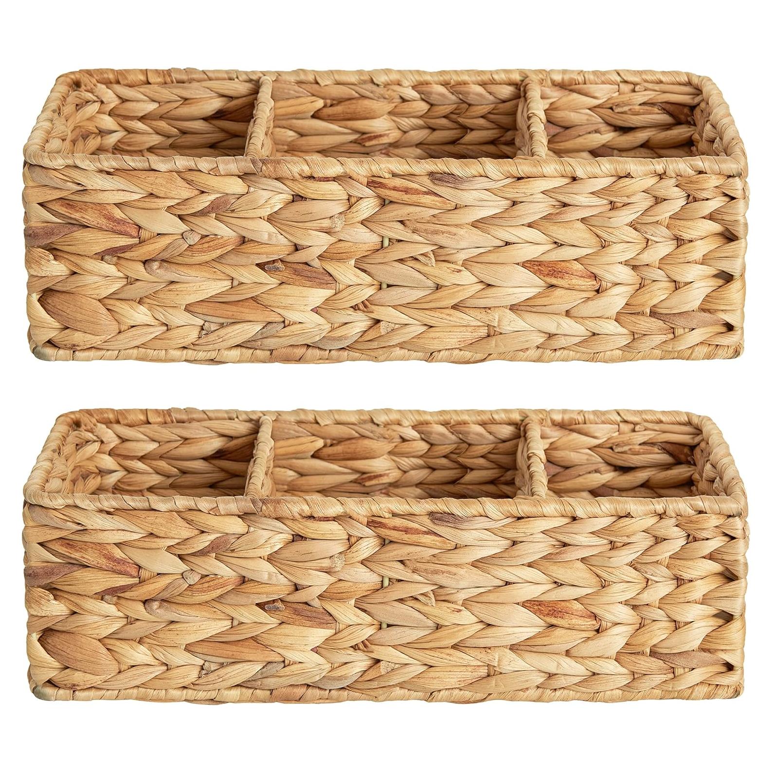 Cesta de Baño StorageWorks de Juncos de Agua - 2 Piezas