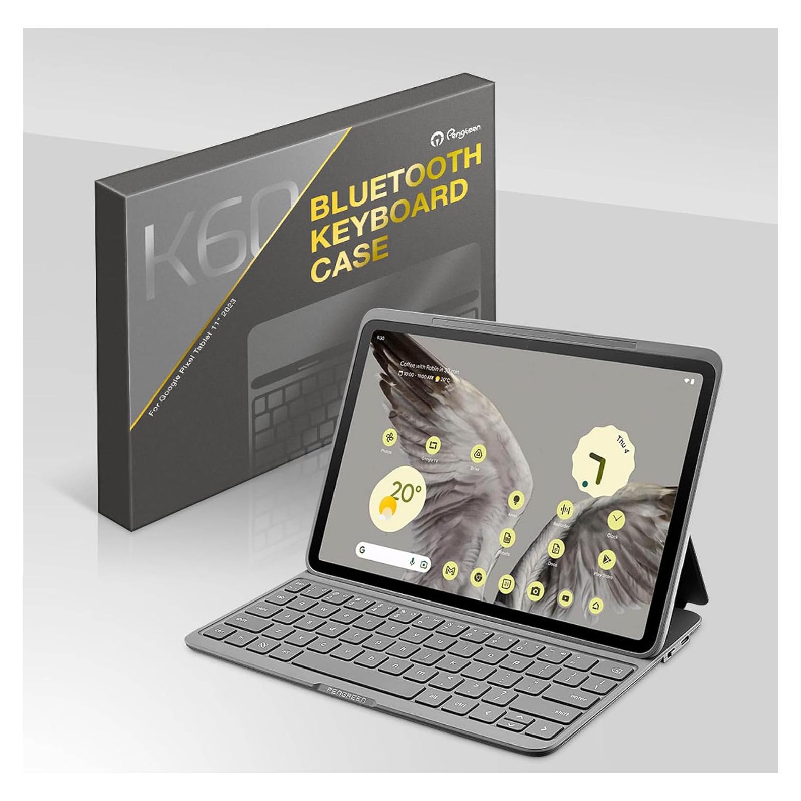 Funda de Teclado Bluetooth K60 para Google Pixel Tablet 11" 2023