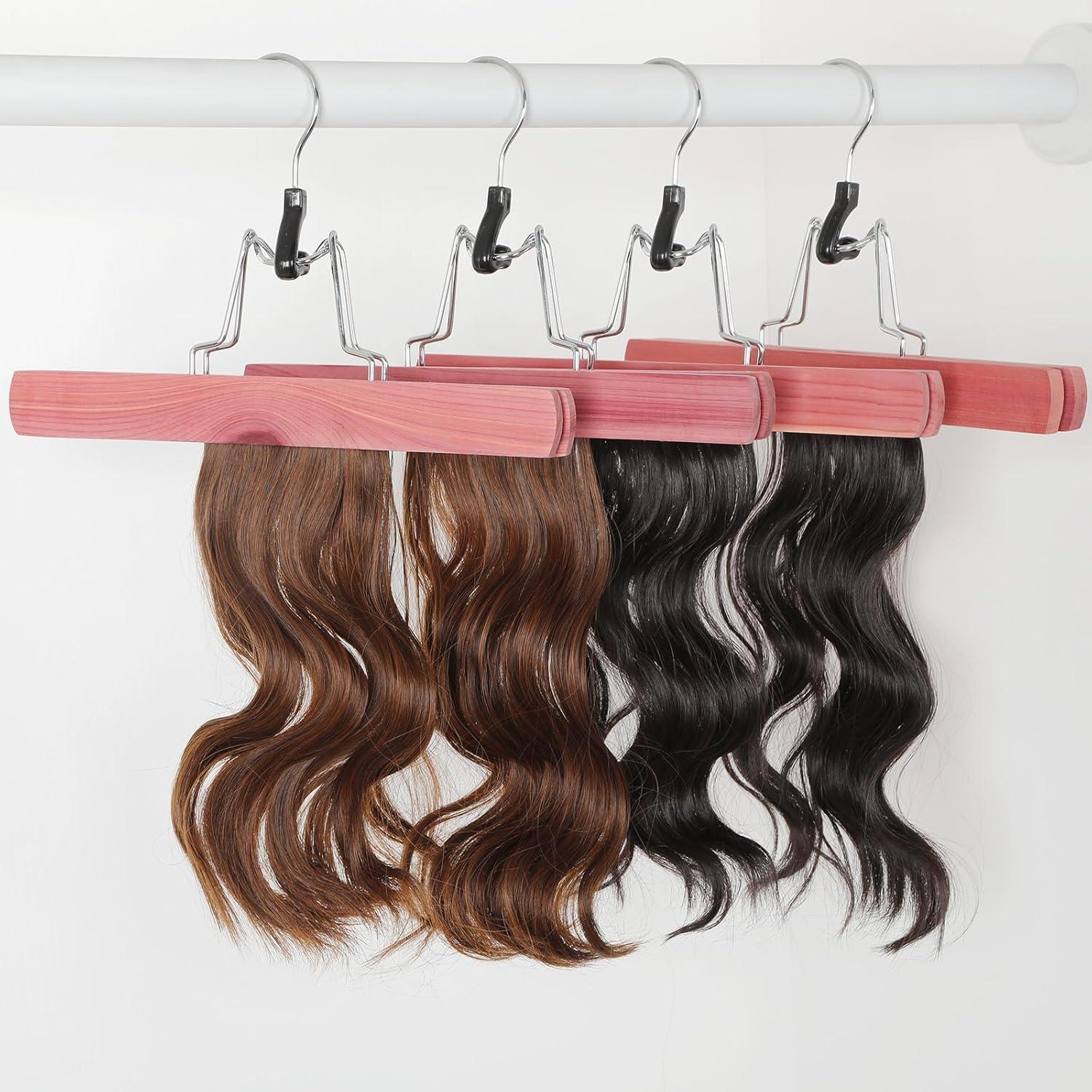 Perchas de Madera de Cedro TOPIA HANGER 12 Piezas Antideslizantes