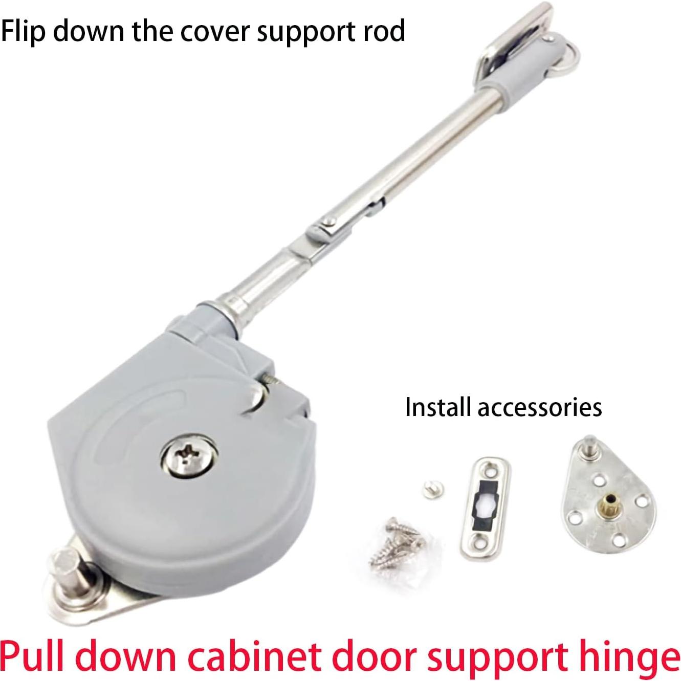 Hinge de Soporte Abatible YUEZIYE 2 Paquetes 105° Gris Claro