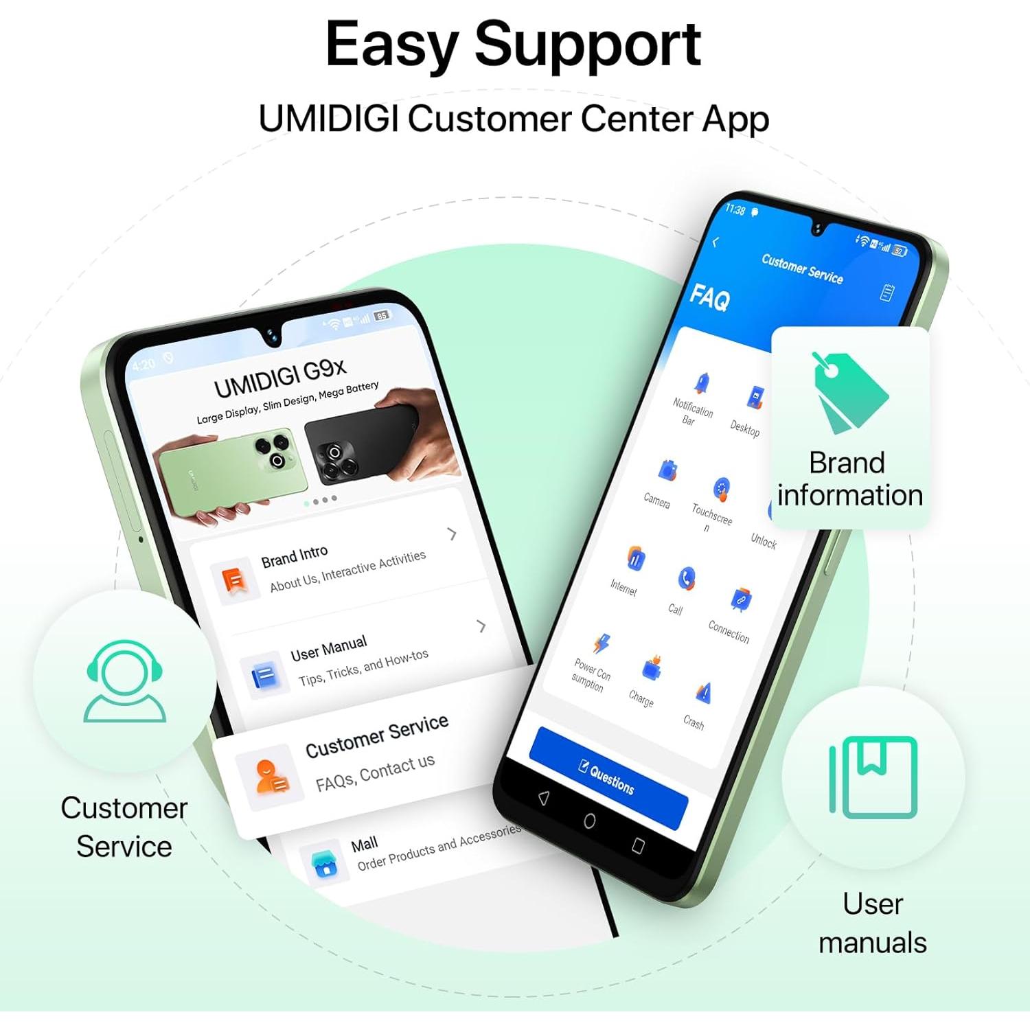 UMIDIGI G9X Teléfono Celular Desbloqueado 6.75" 90Hz 5000mAh