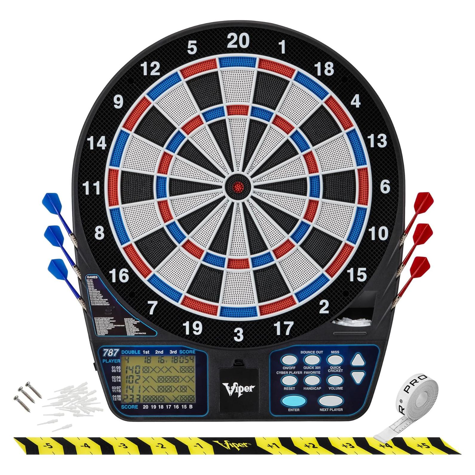 Tablero de Dardos Electrónico Viper 787 39.37 cm con Pantalla LCD
