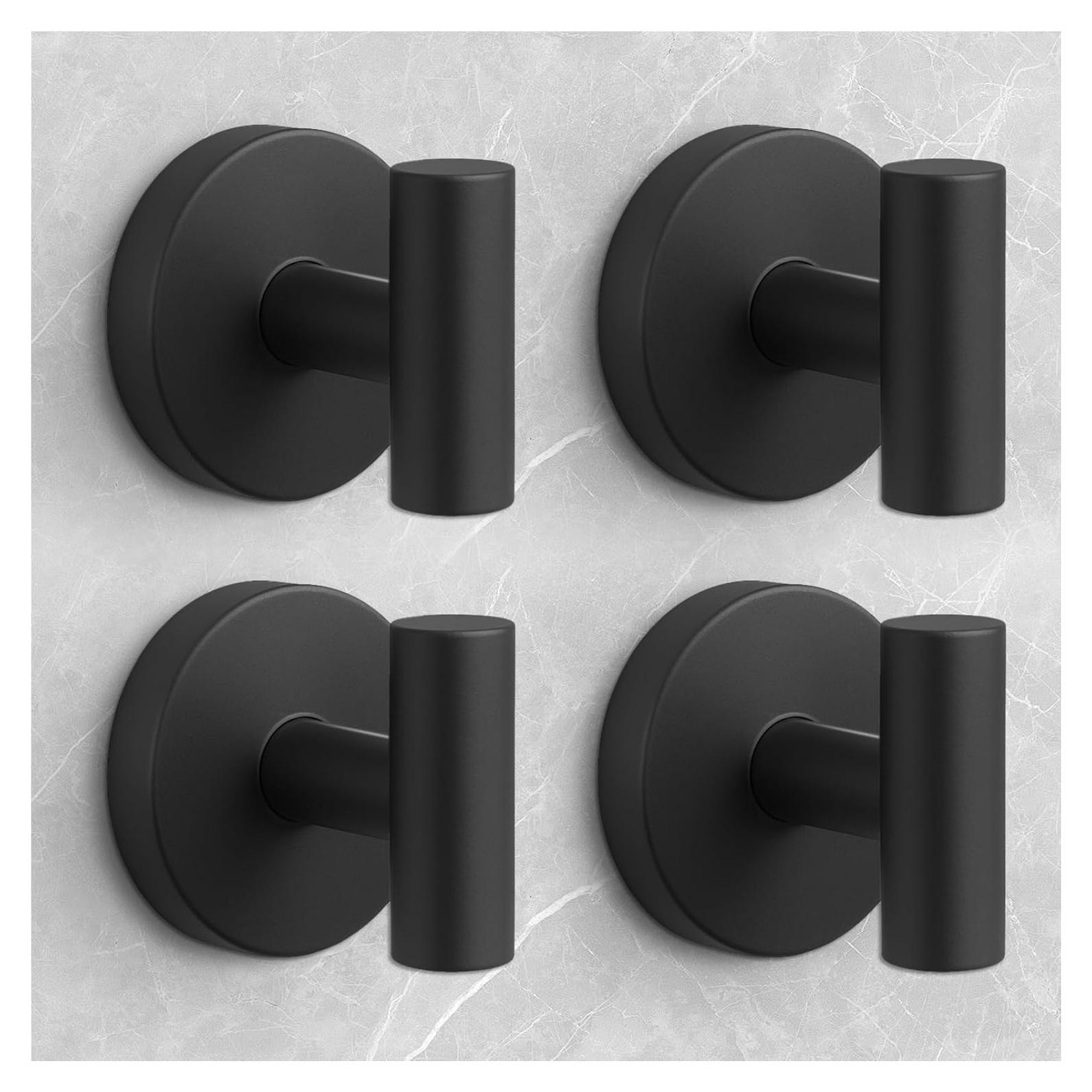 Ganchos de Ducha WingWider 4 Piezas Ventosa Alta Resistencia