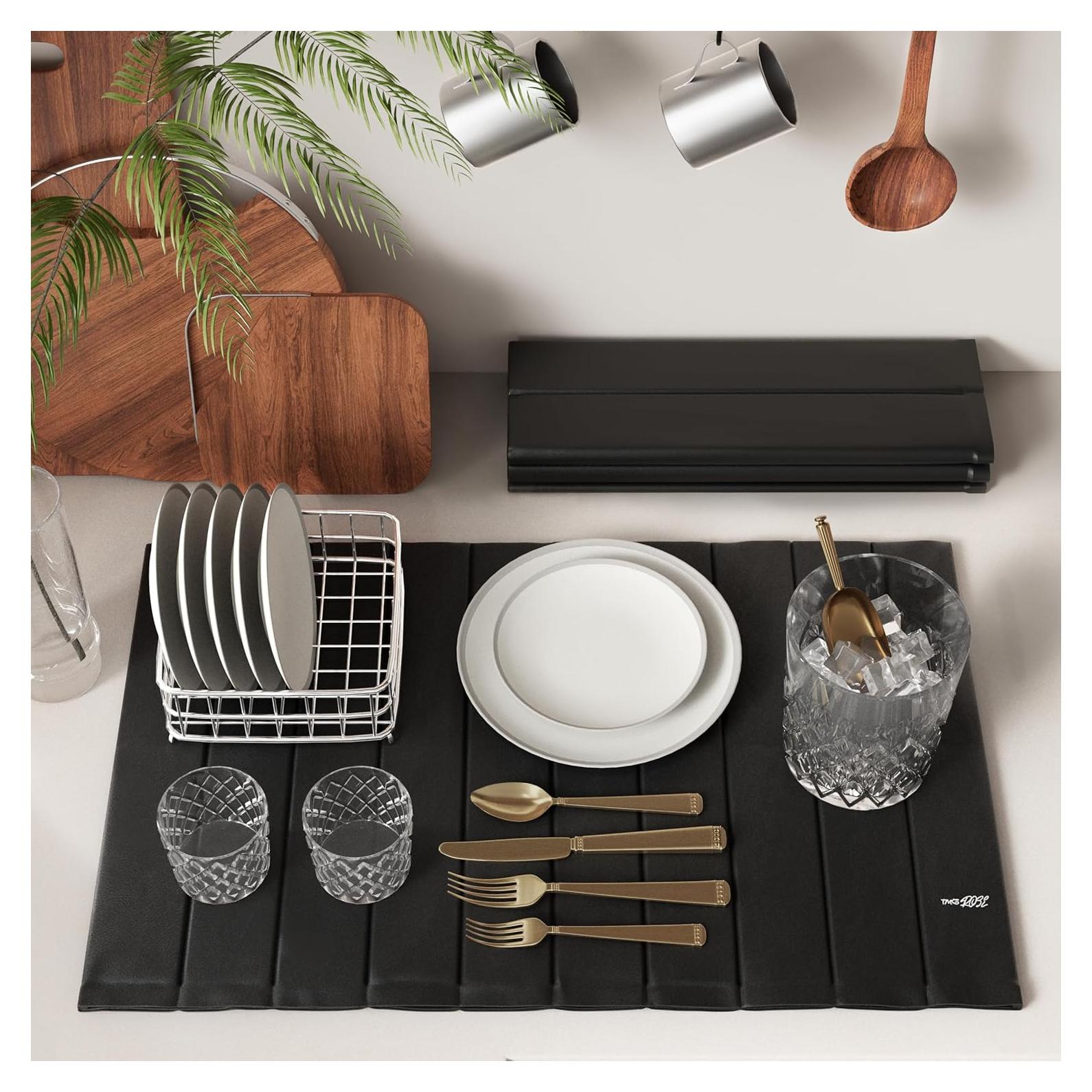 Alfombrilla de Secado de Piedra Plegable imgrose 61x41cm Absorbente