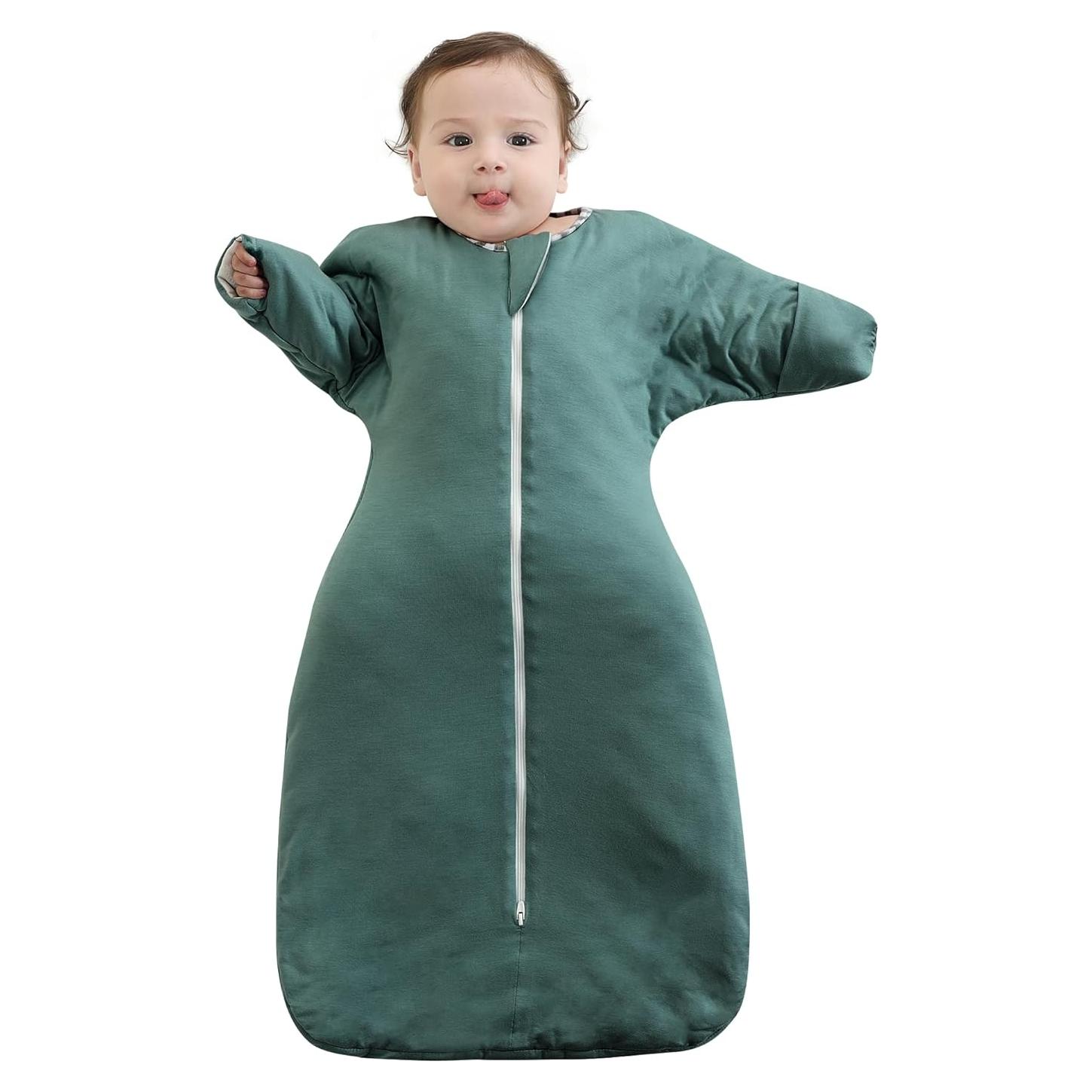 Saco de Sueño PuppyPaws 1.5 TOG Verde Oscuro 0-3 Meses